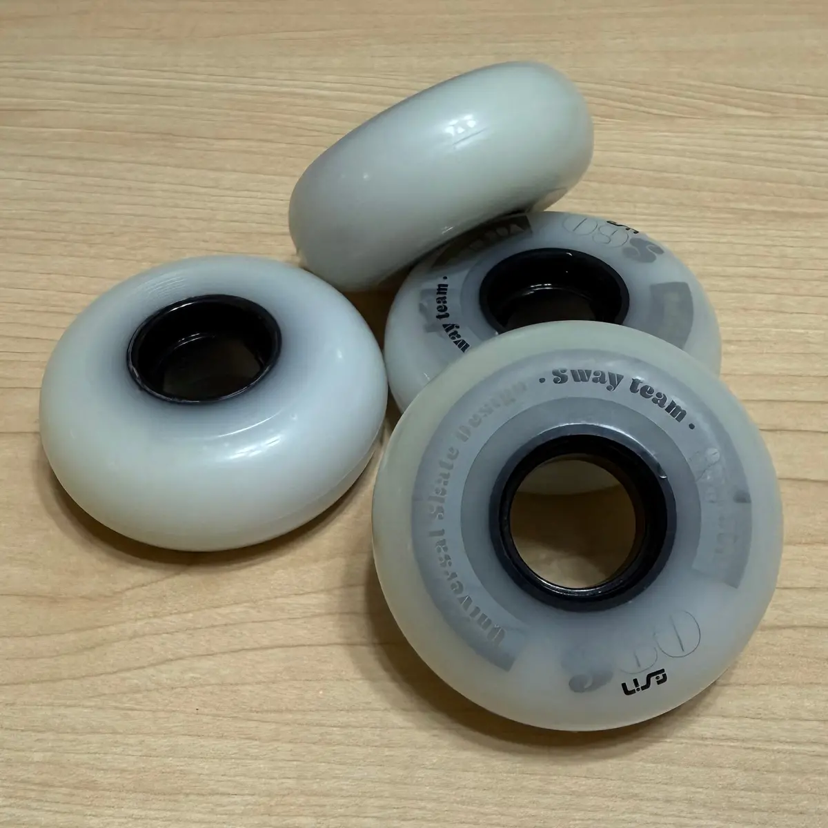Usd Sway Team Stock Wheel 60Mm 90A (4Pk) *Yellowed Urethane* 1