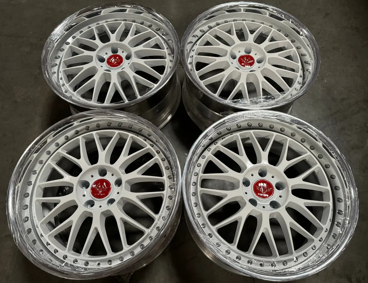 19-Inch GMR Excalibur Matte White Alloy Wheel – 5x114.3 Bolt Pattern