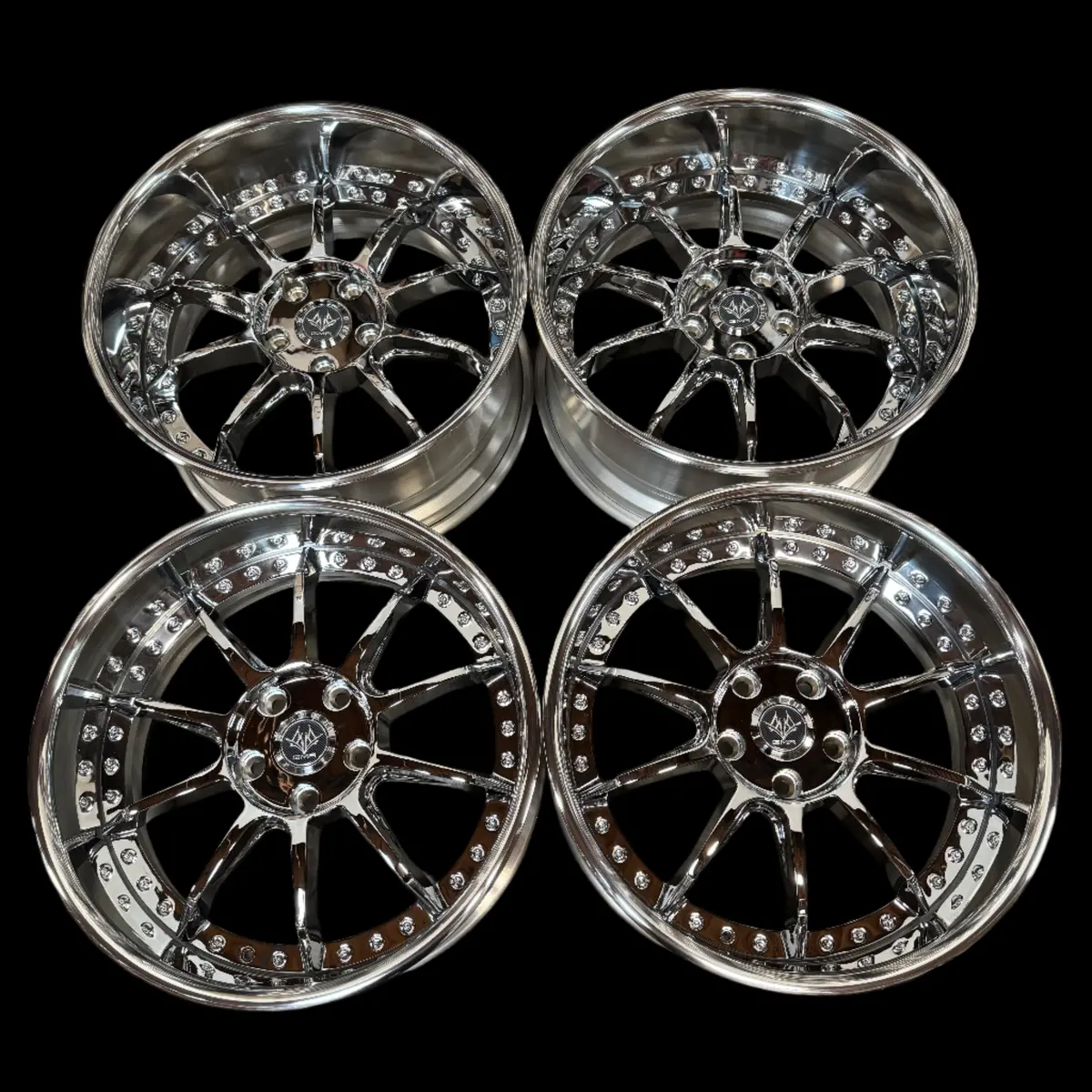 GMR Knight 18-Inch Chrome Alloy Wheel – 5x114.3 Bolt Pattern – New 2025 Release