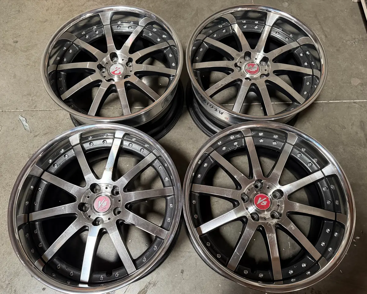 19" Work VS-XS Forged Alloy Wheels – 5x114.3mm PCD, Lightweight Performance Fitment
