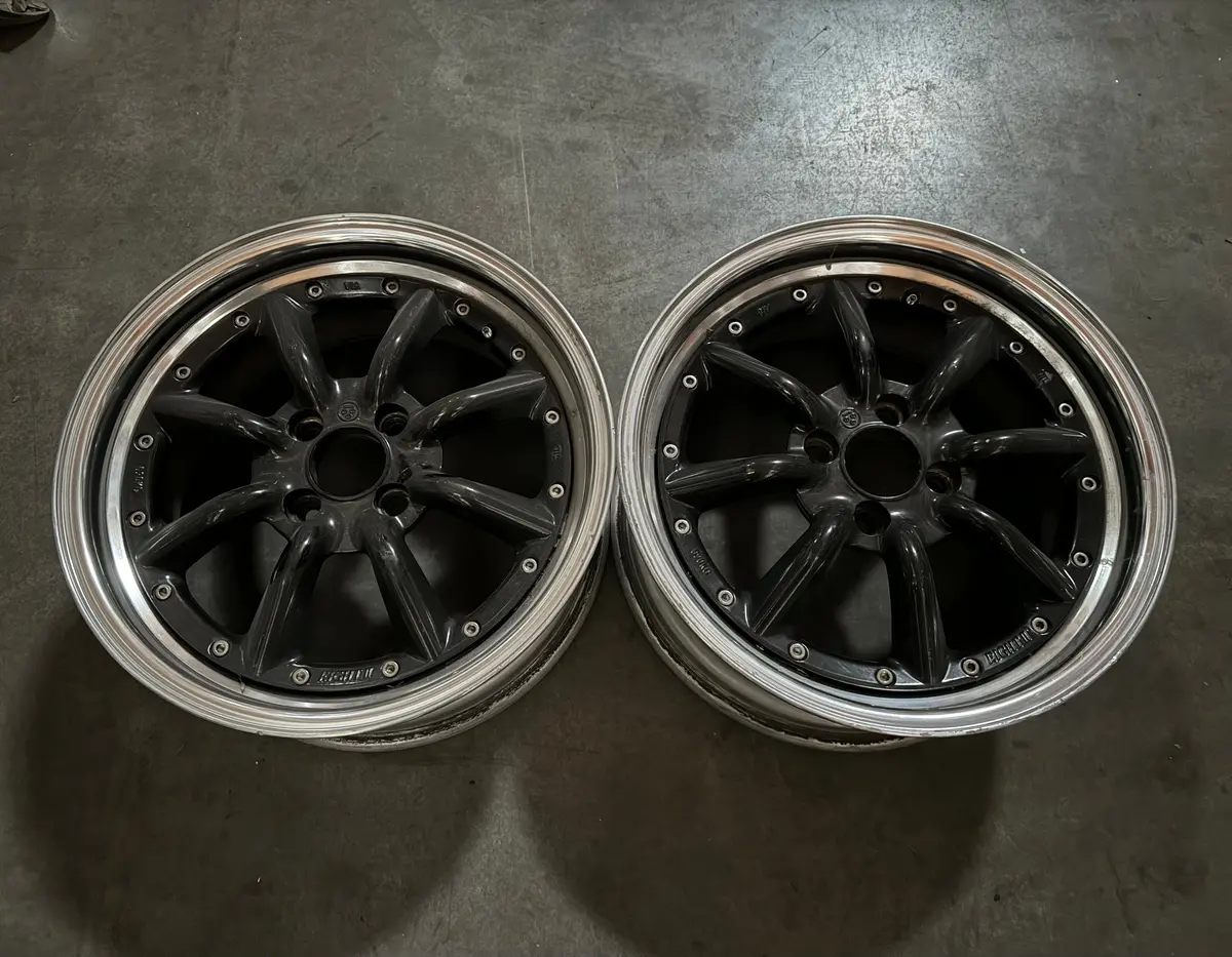 16-Inch Watanabe RS8 Alloy Wheels – 4x100 Bolt Pattern, Sold as a Pair
