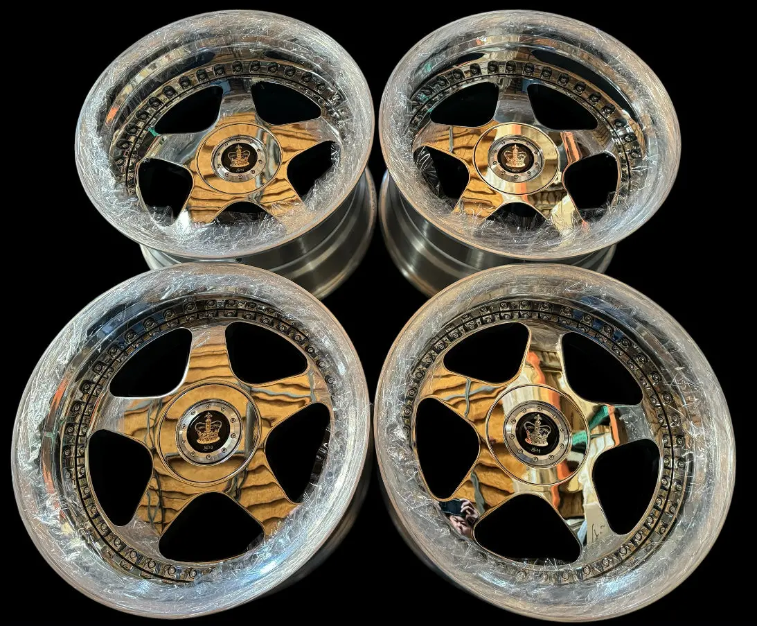 19-Inch GMR King Step Chrome Alloy Wheels – 5x114.3 Bolt Pattern