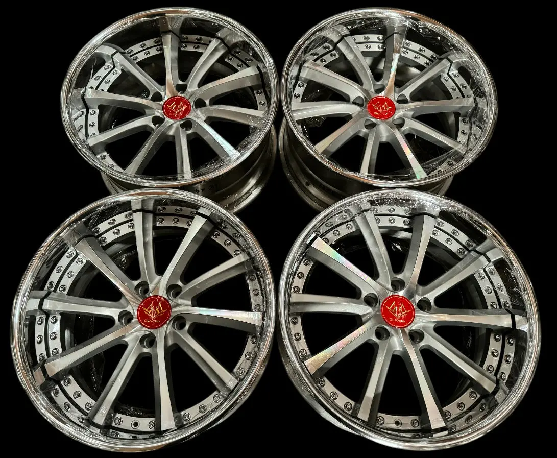 18-Inch GMR Vision Forged Alloy Wheels – 5x114.3 Bolt Pattern – Ready-to-Ship Set