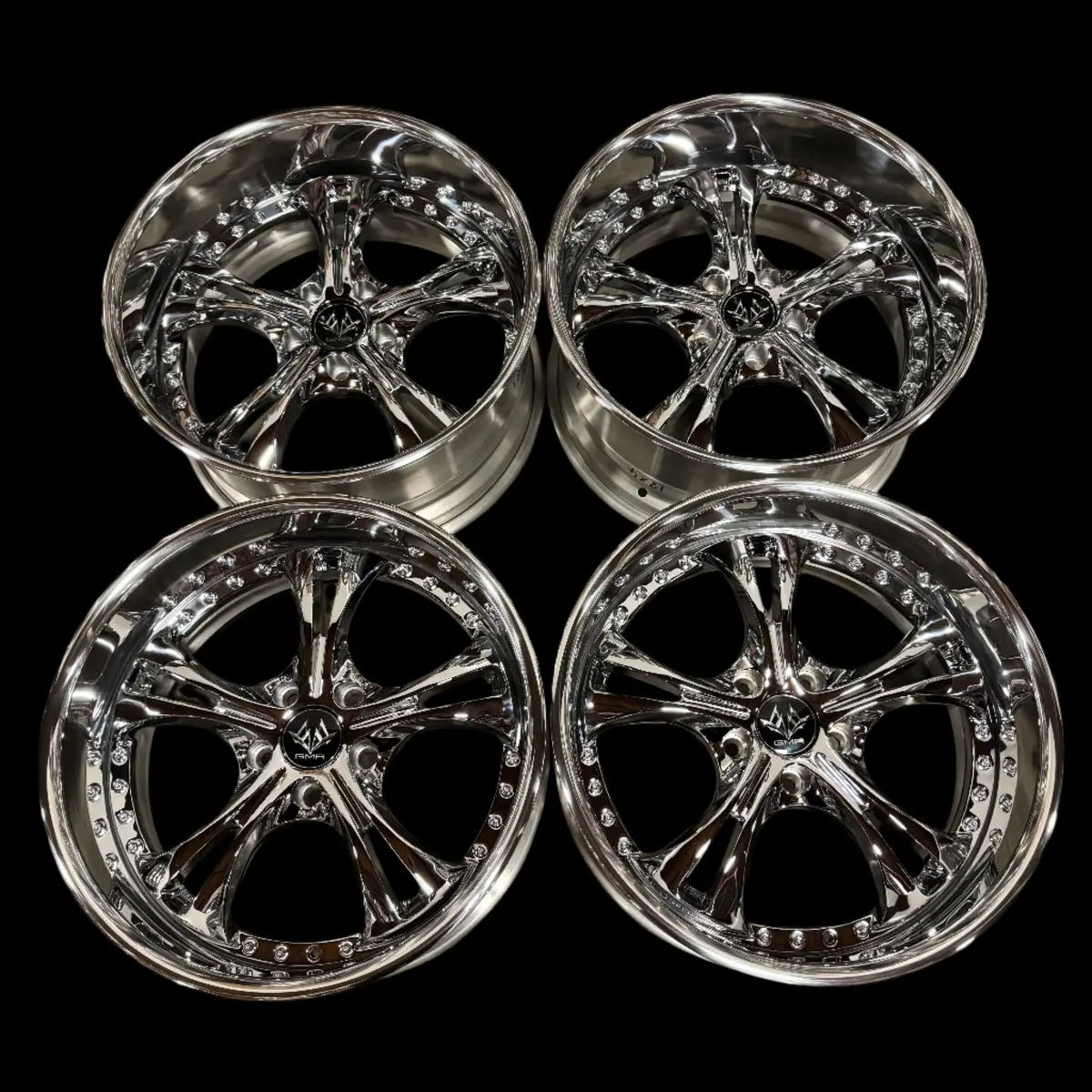 18" GMR Fleur Chrome Alloy Wheel – 5x100 Bolt Pattern – 2025 Model