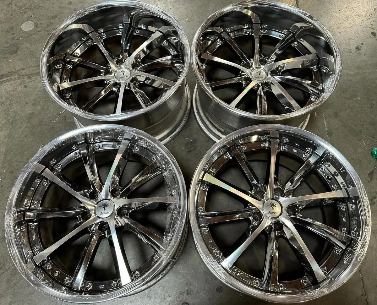 19" Weds Vishnu Alloy Wheels – 5x114.3 Bolt Pattern, Deep Concave Design