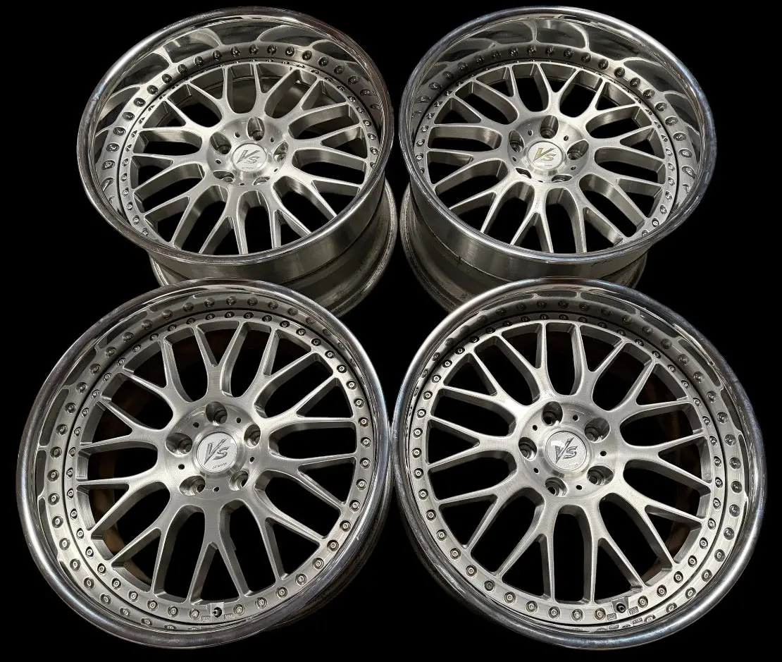 19-Inch Work VS-XX Alloy Wheels – 5x114.3mm Bolt Pattern with Brushed Finish