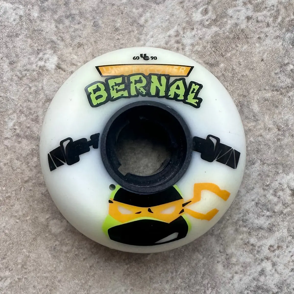 Undercover Bernal Tv Series Wheel 60Mm 90A (4Pk) - White (Some Yellowing Due To Time) 1