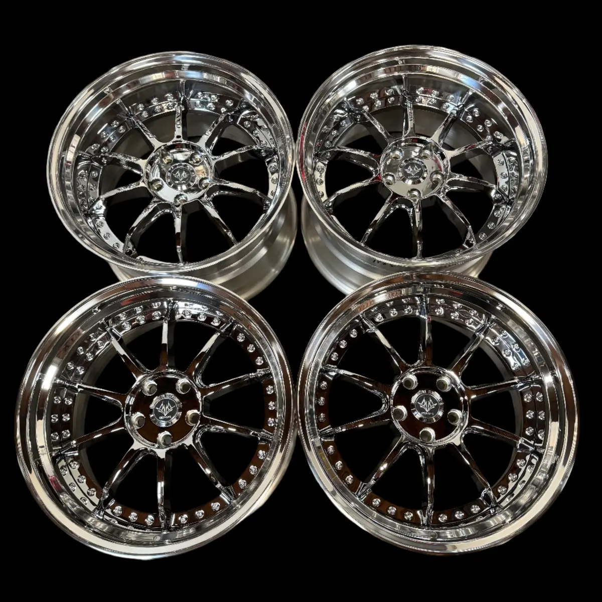 GMR Knight 19" Chrome Alloy Wheels – 5x114.3 Fitment, Fresh 2025 Design