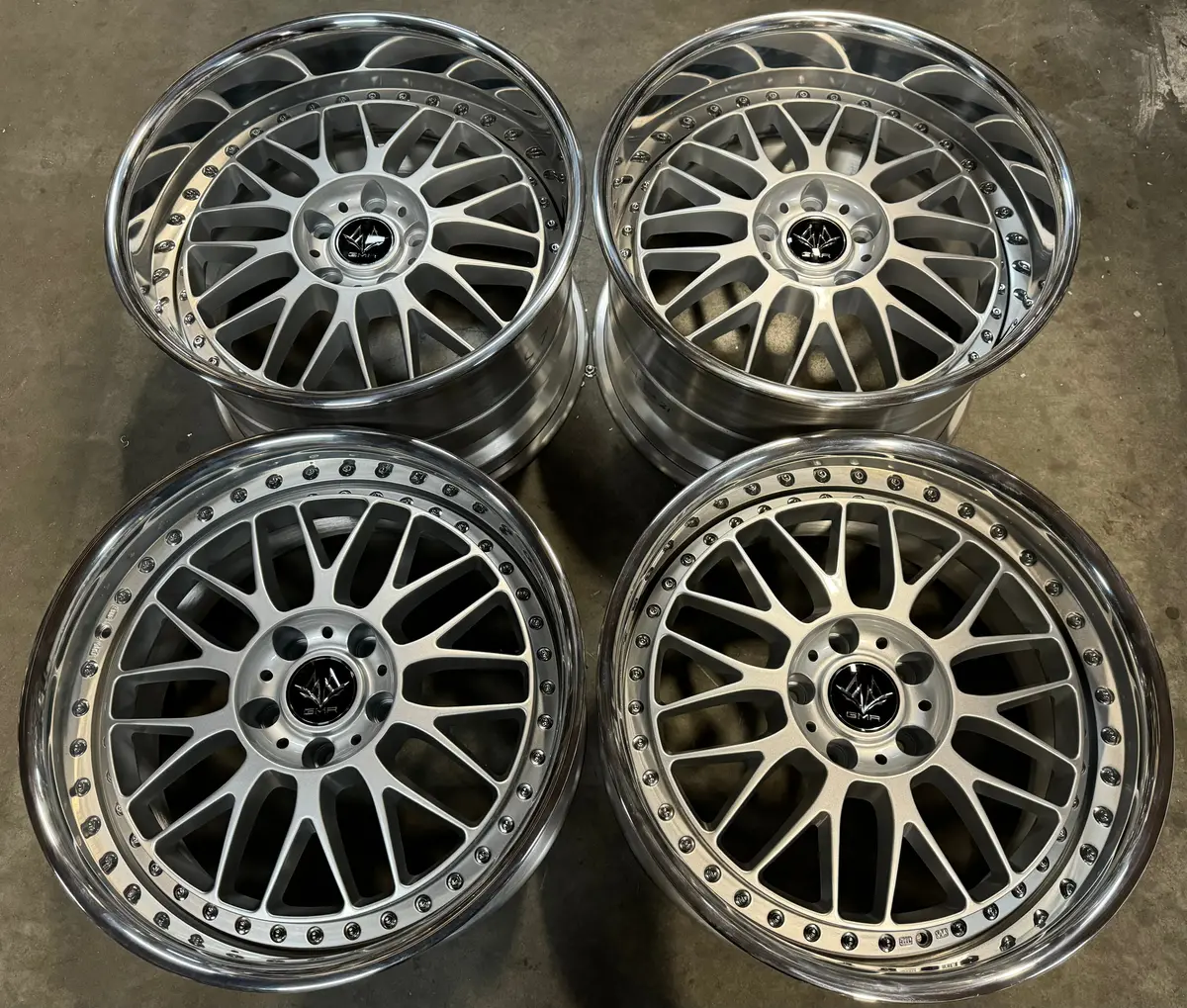 18" GMR Excalibur Reverse Silver Alloy Wheel – 5x114.3 Bolt Pattern