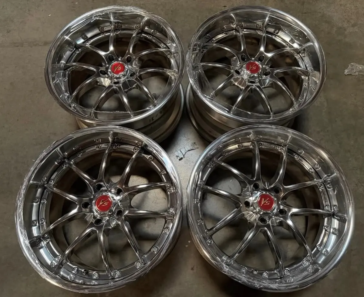 18" Work VS-SS Forged Alloy Wheel – 5x114.3 Bolt Pattern, Polished Finish, Made to Order
