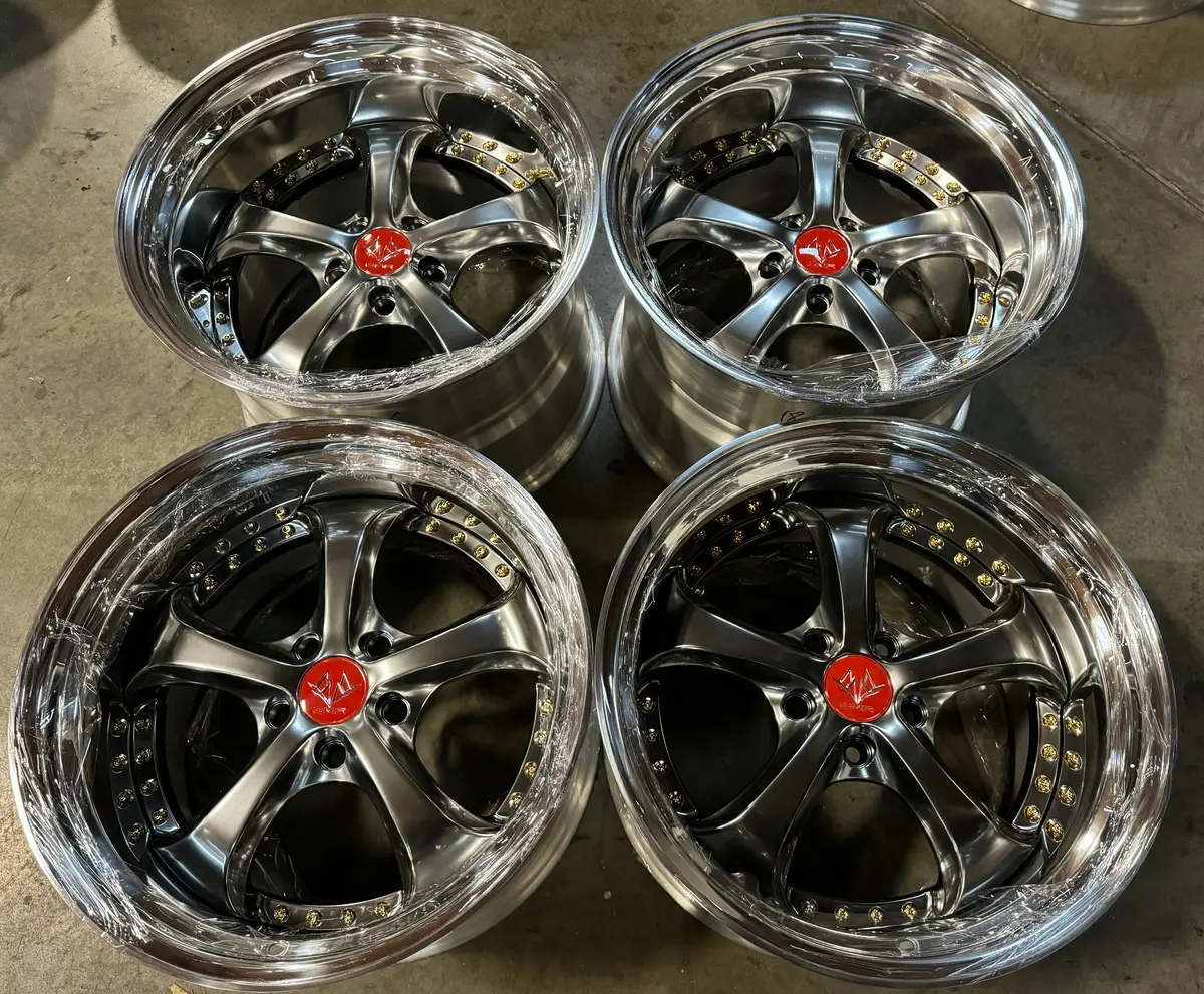 18-Inch GMR Saint Step Alloy Wheels – 5x114.3 Bolt Pattern, Custom Offset, Limited Special Edition