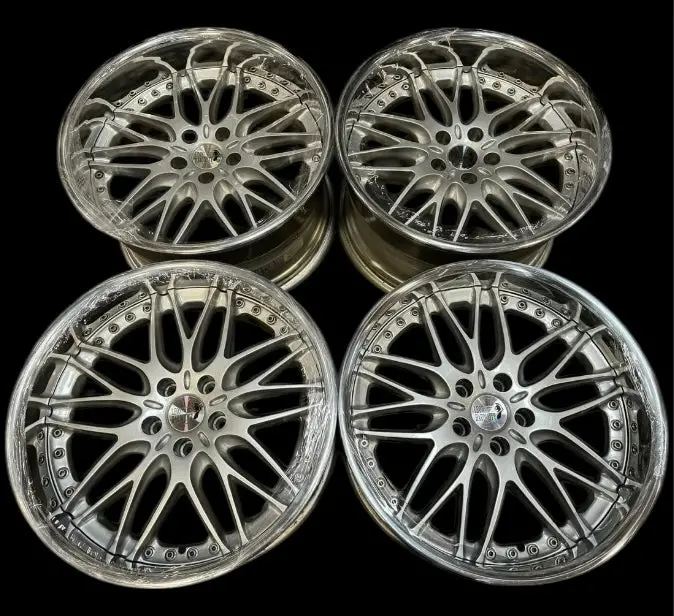 19" Leon Hardiritt Alloy Wheels – 5x114.3 Bolt Pattern, Sleek Silver Finish