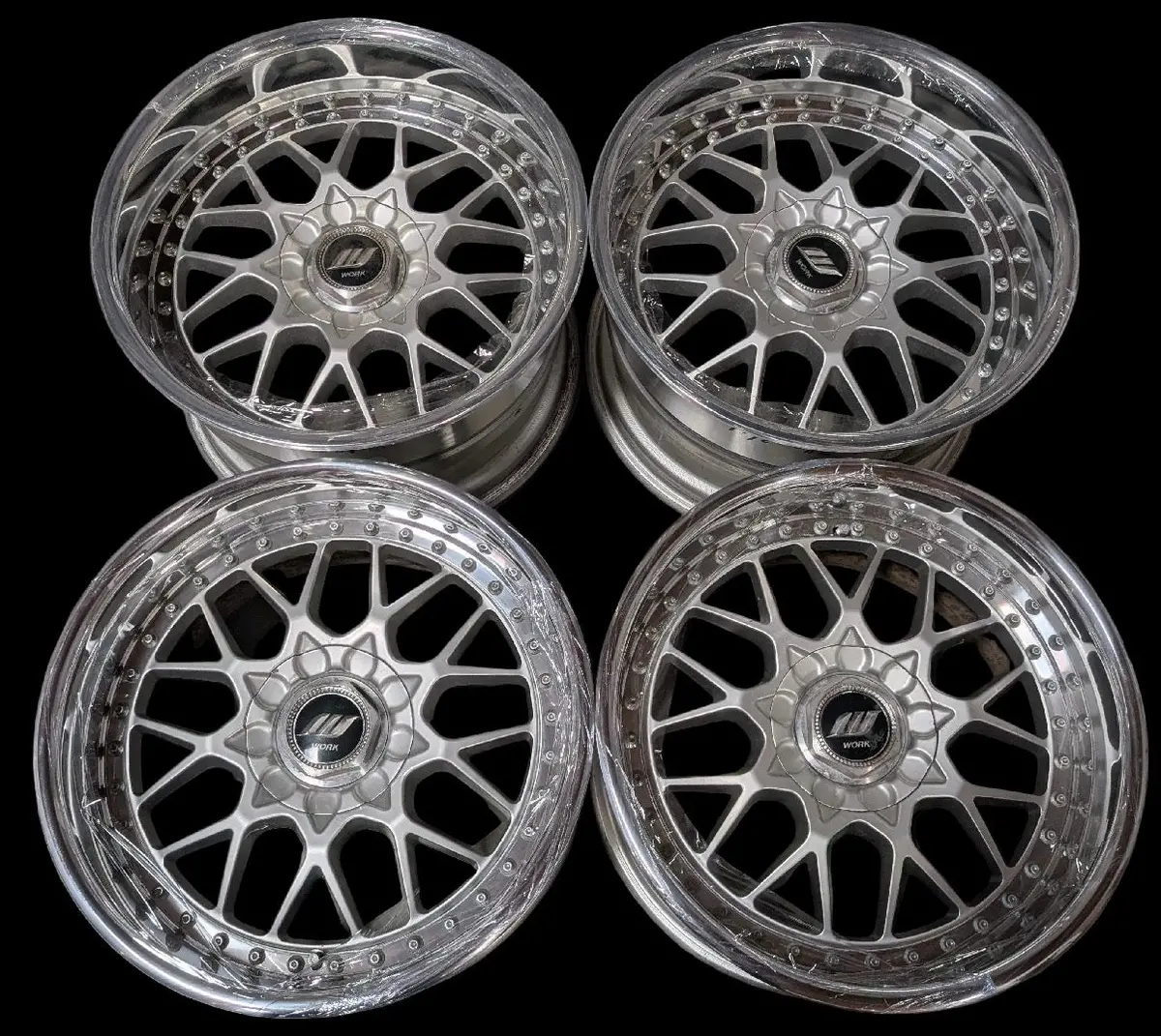 Work VS-X9 17-Inch Forged Alloy Wheels – Compatible with 4x114.3 and 5x114.3 Bolt Patterns