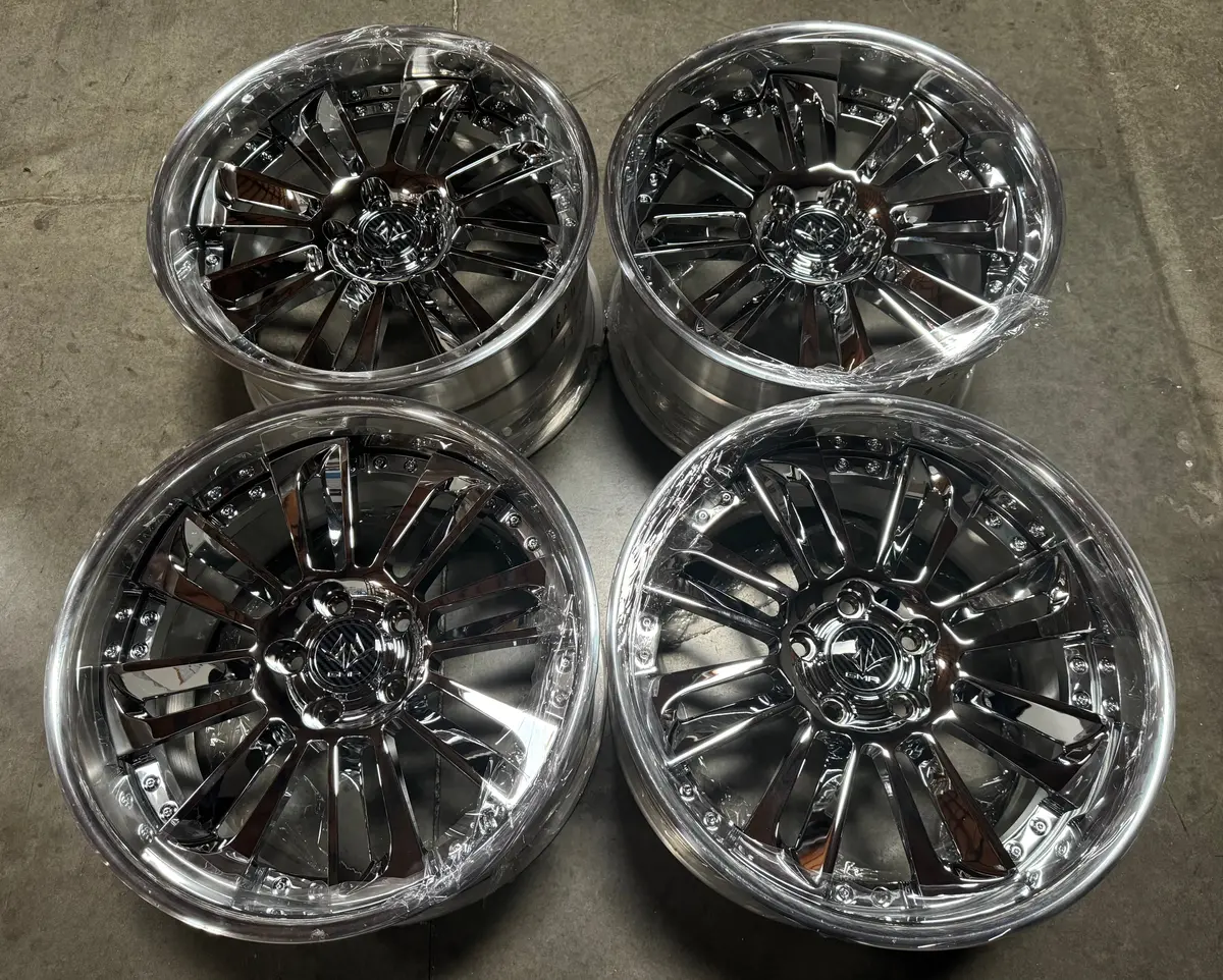 18-Inch GMR Flossy Forged Alloy Wheels – 5x114.3 Bolt Pattern (In-Stock Set)