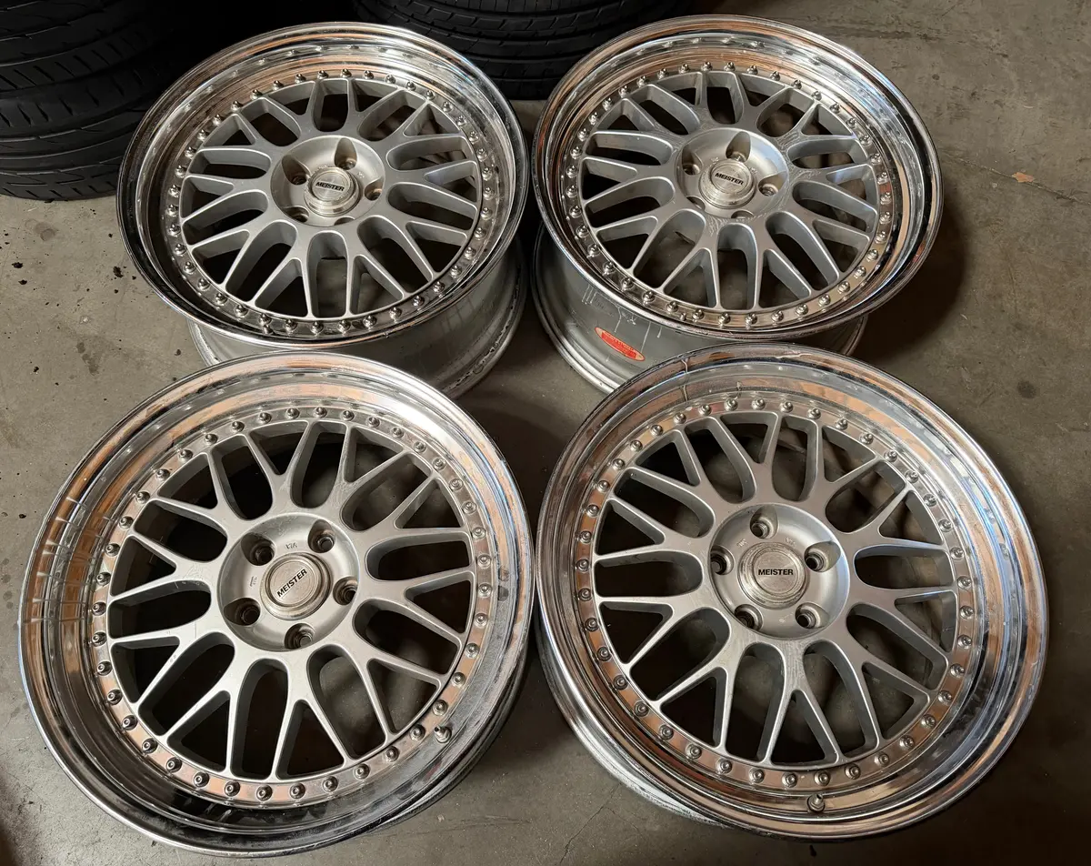 19" Work Meister Forged Alloy Wheels — 5x114.3 Bolt Pattern