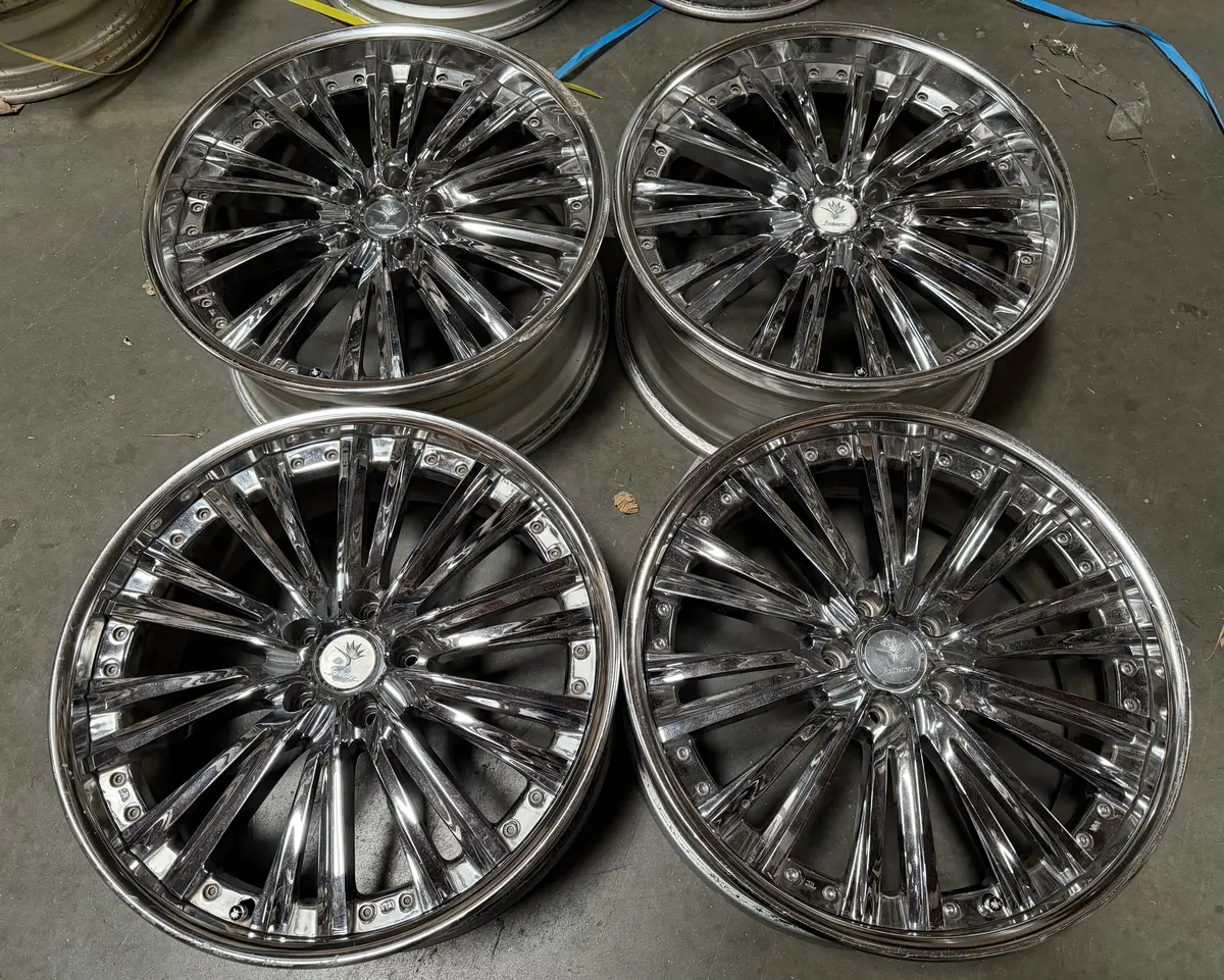 20-Inch Weds Magiss Chrome Alloy Wheels – 5x114.3 Bolt Pattern