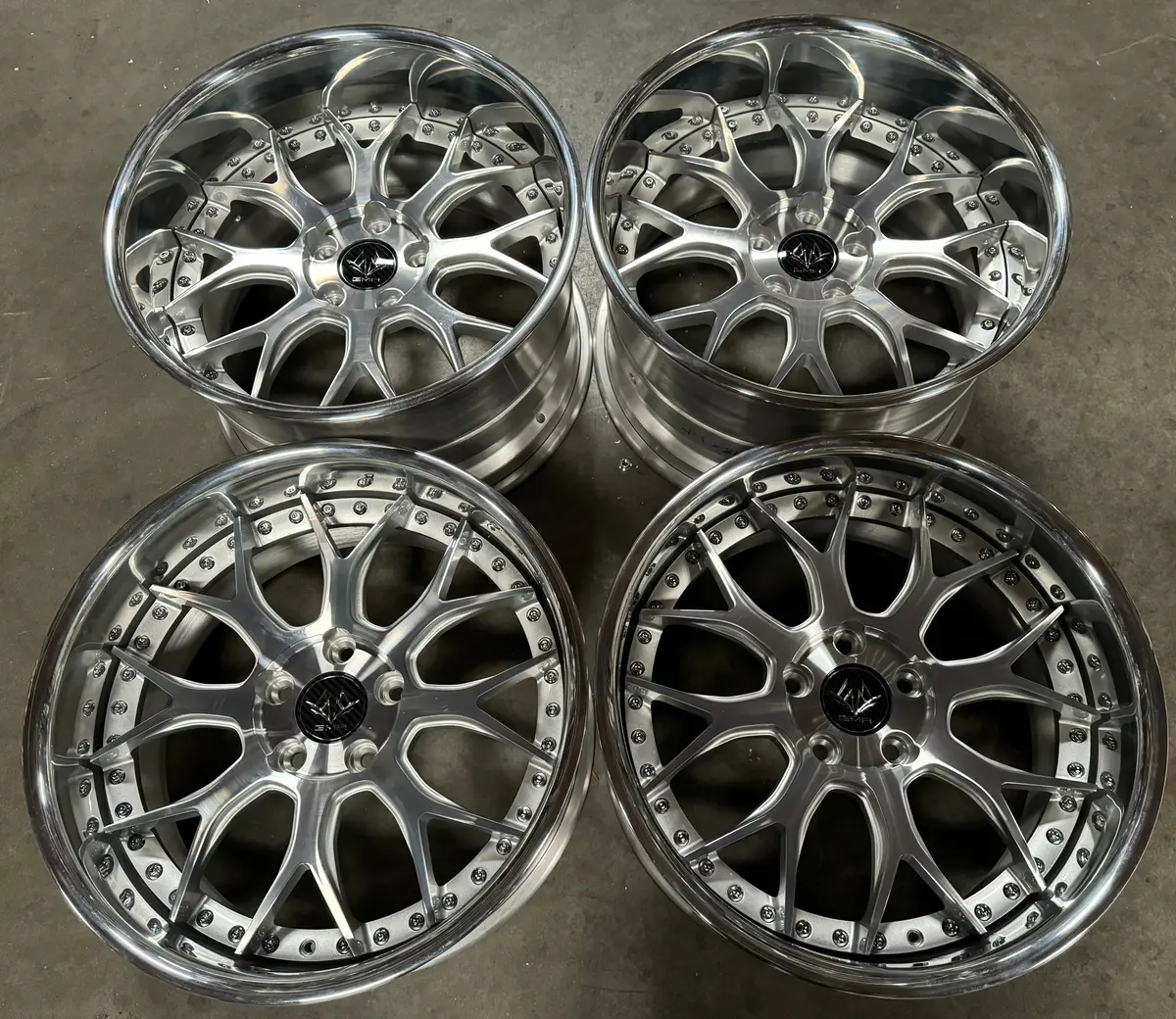 18" GMR GS-109 Forged Alloy Wheels – 5x114.3 Bolt Pattern – In-Stock Set