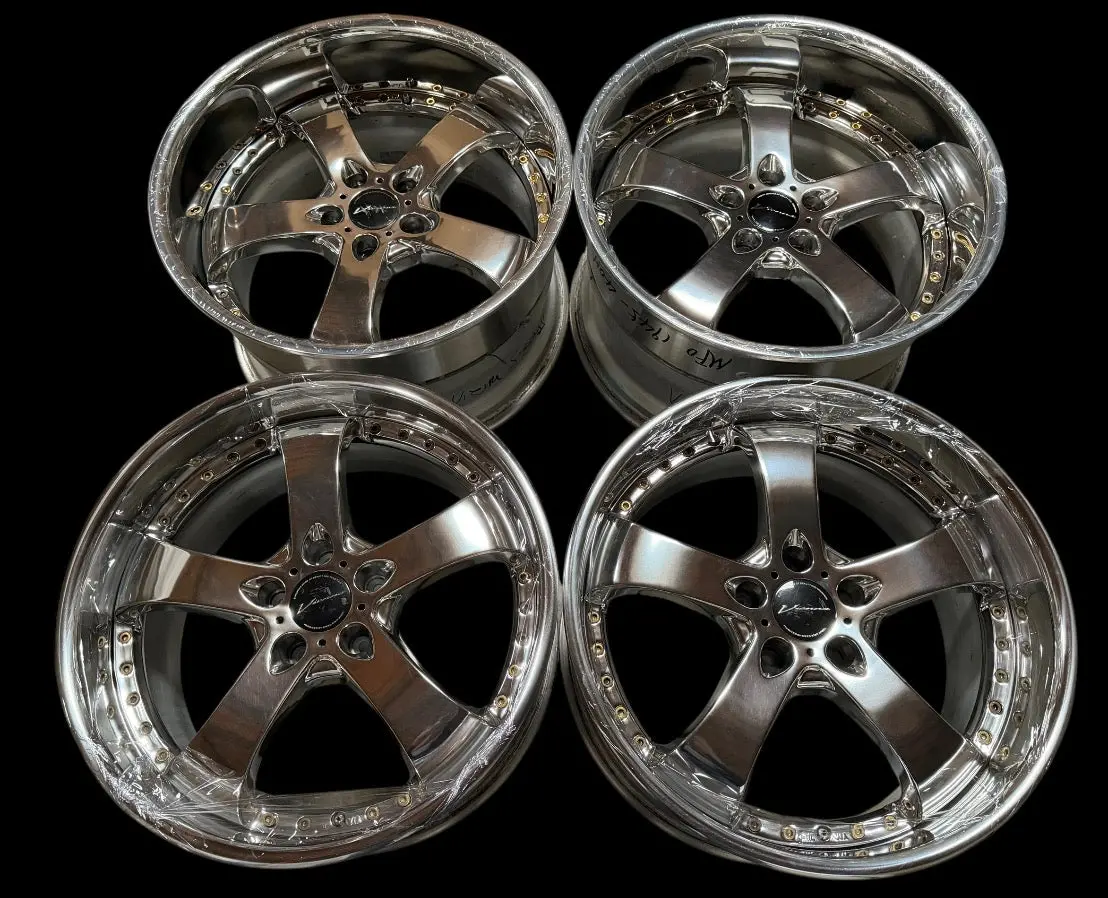 19-Inch SSR Vienna Sovereign Alloy Wheel – 5x114.3 Bolt Pattern, Raw Unpolished Finish