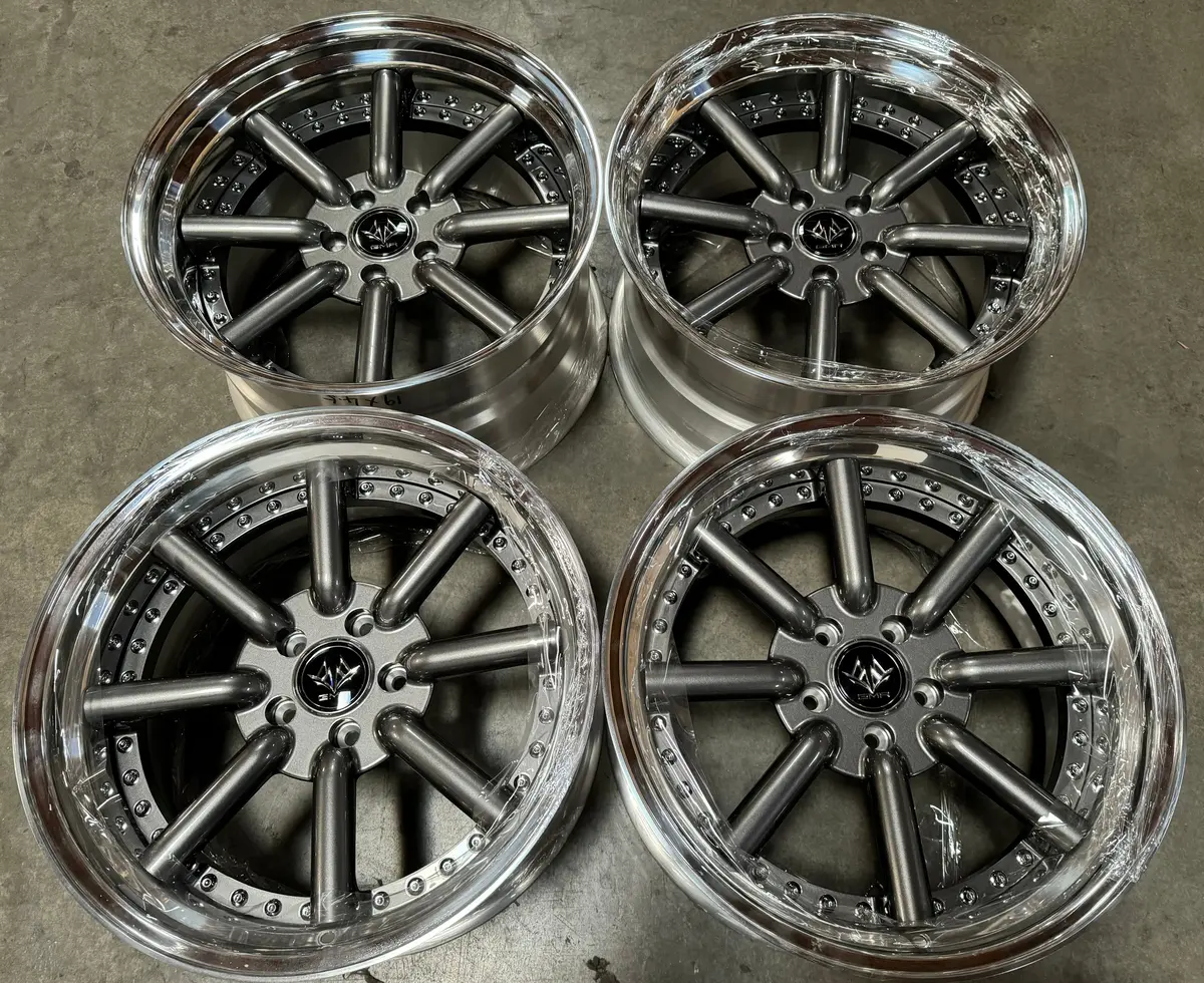 19" GMR Eight Forged Concave Alloy Wheels – Custom-Built 5×114.3 Bolt Pattern