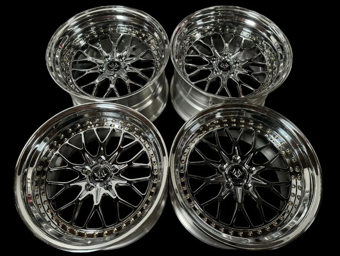 GMR Raven forged 19-inch wheels with 5x114.3 fitment – in-stock set
