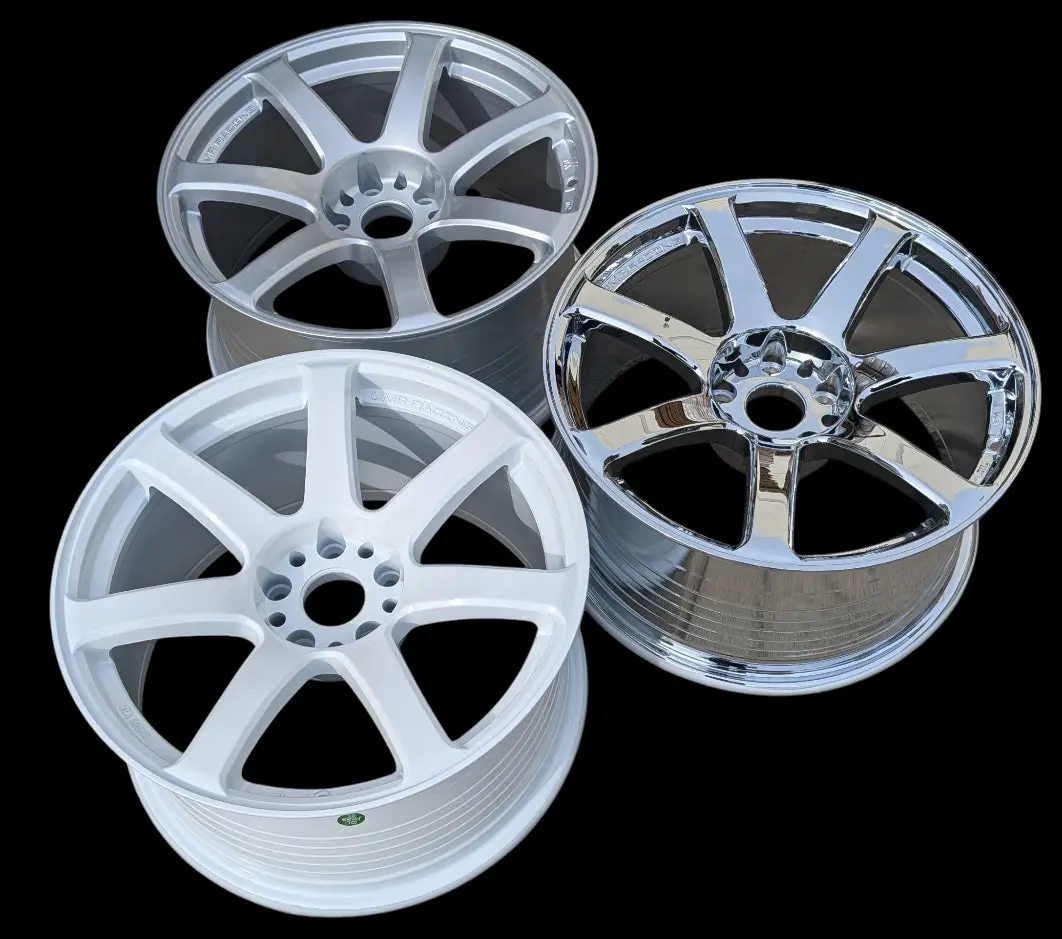 18-Inch GMR X7 Alloy Wheels – 18x9.5 Inch, Set of 2, Available in Silver or White Finish