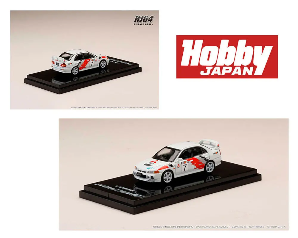 Hobby Japan 1/64 Mitsubishi Lancer Gsr Evolution Gr Rally Graphic 1