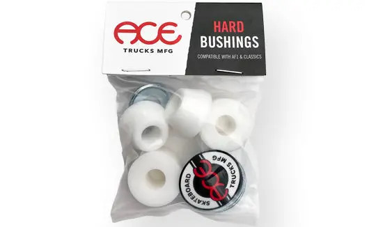 Ace 94A Hard Durometer Bushings Kit – White