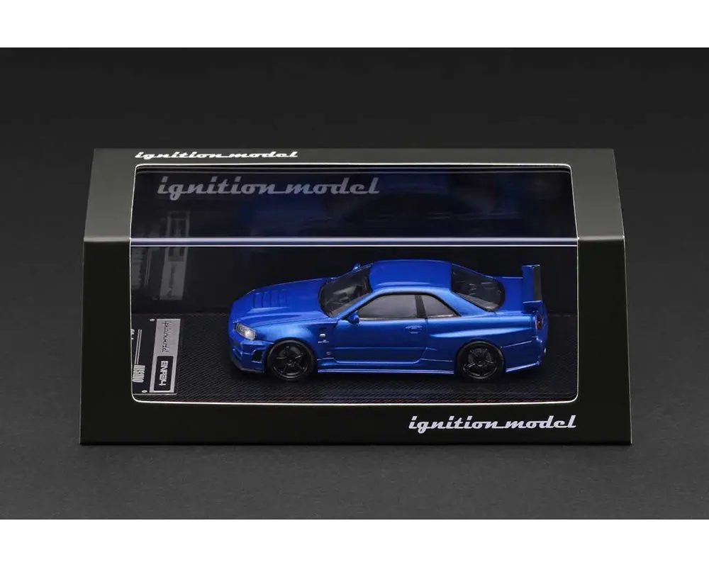 (Coming Soon) Ignition Model 1:64 Nissan Skyline Gt-R (Bnr34) Nismo – Customized Blue Metallic – Limited Edition 1