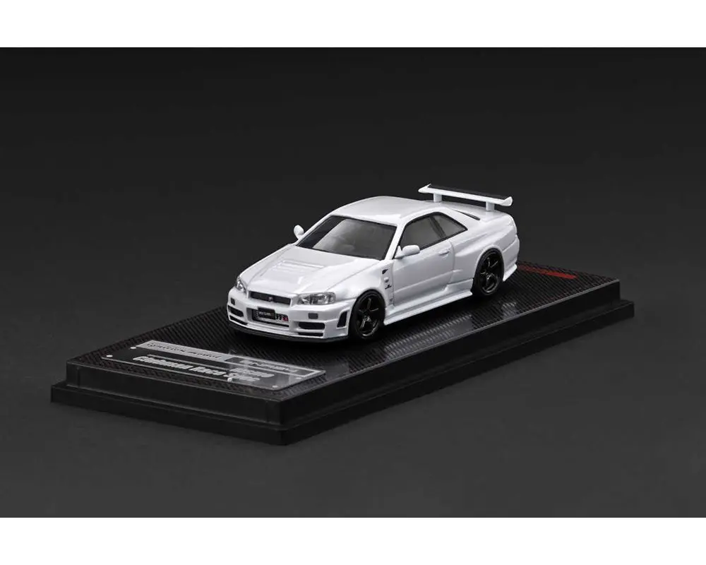 (Coming Soon) Ignition Model 1:64 Nissan Skyline Gt-R (Bnr34) Nismo – Customized White Metallic – Limited Edition 2