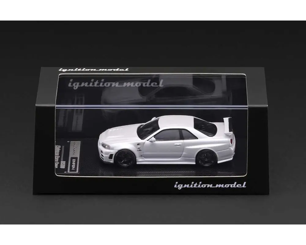 (Coming Soon) Ignition Model 1:64 Nissan Skyline Gt-R (Bnr34) Nismo – Customized White Metallic – Limited Edition 1