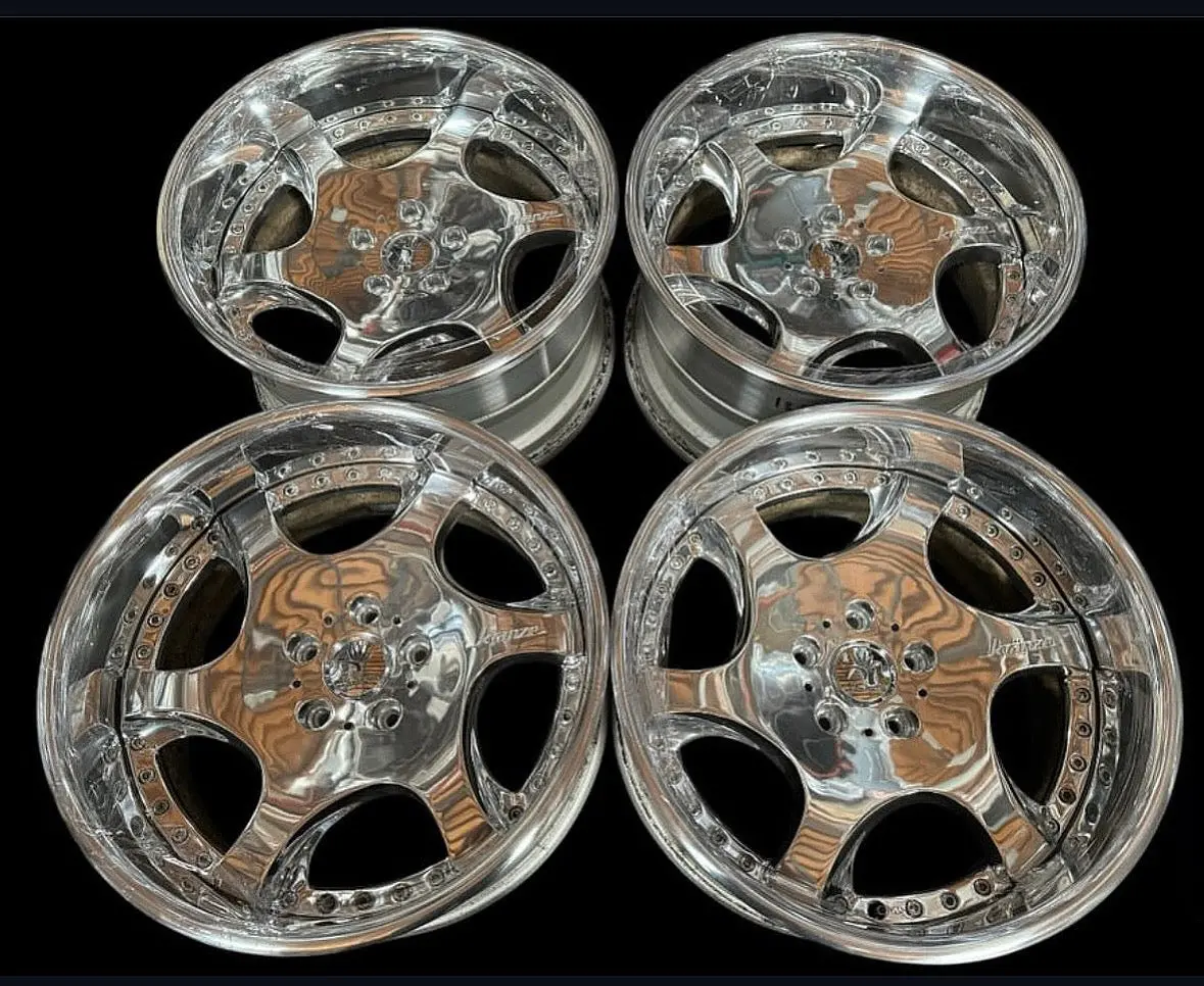 19-inch Weds Bazreia Alloy Wheels 5x114.3 with Ceramic Polish Finish