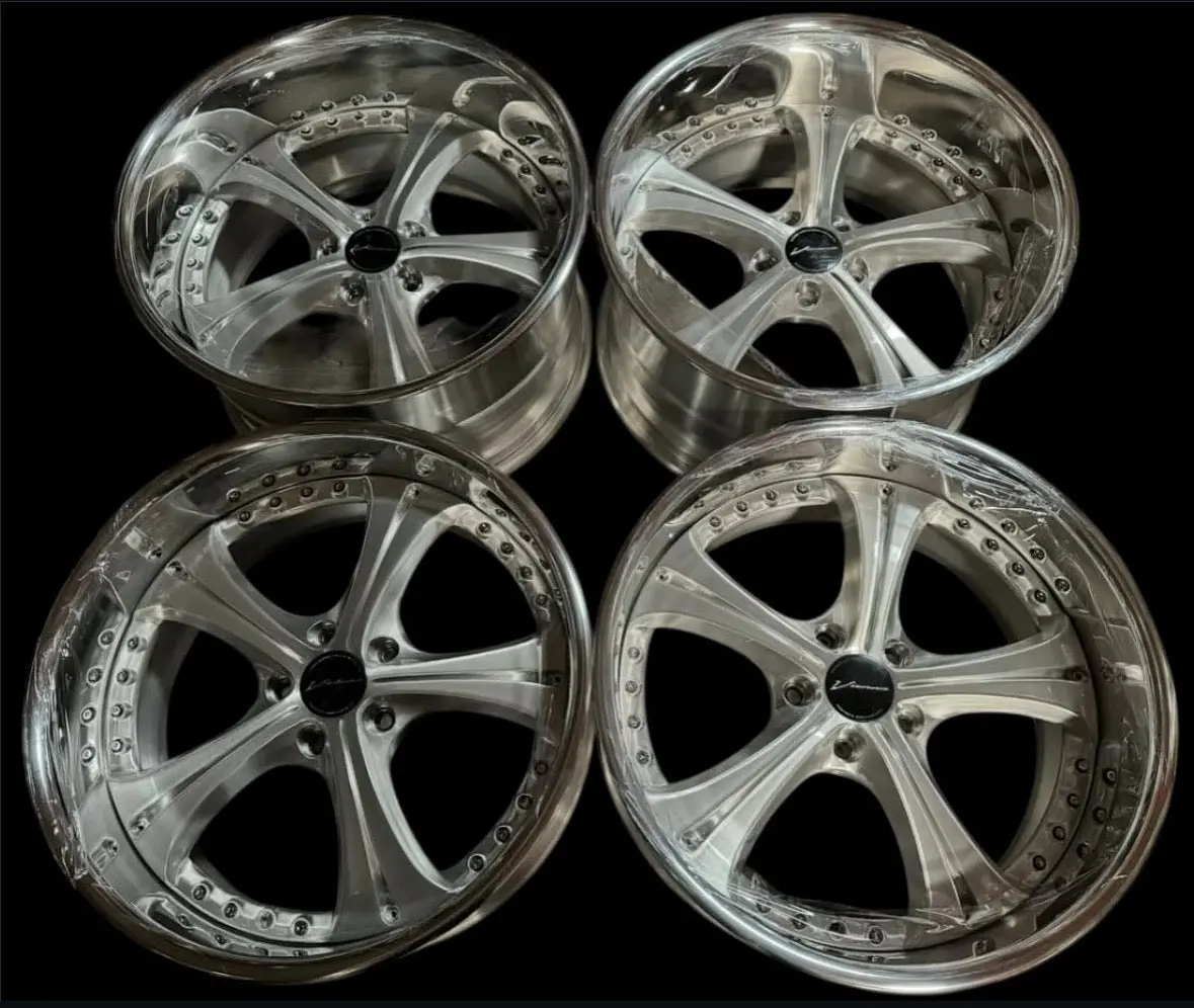 18-inch SSR Vienna Courage Alloy Wheels – 5x114.3 Bolt Pattern, Brushed Surface Finish
