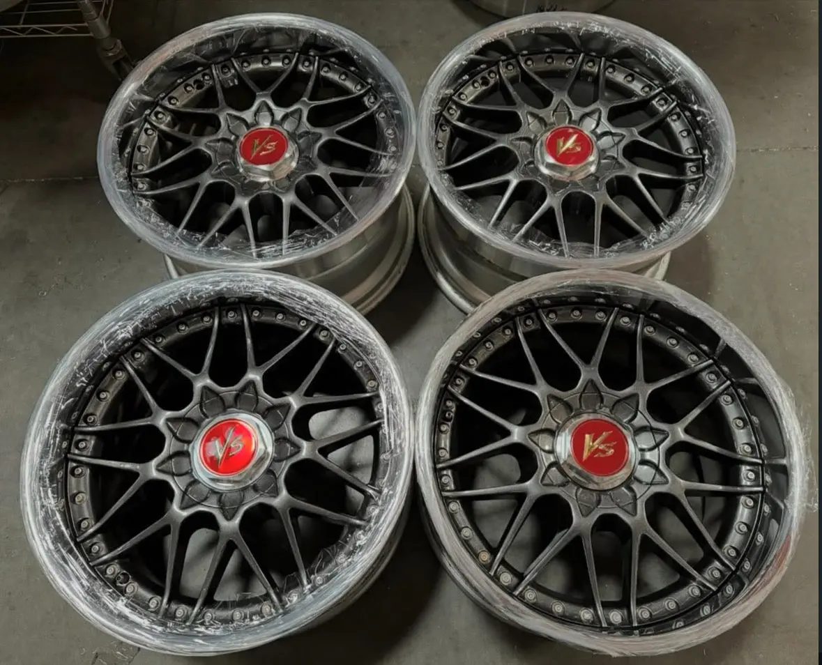 17" Work VS-MX Forged Alloy Wheels – Compatible with 4-Bolt and 5-Bolt 114.3mm Hub Configurations
