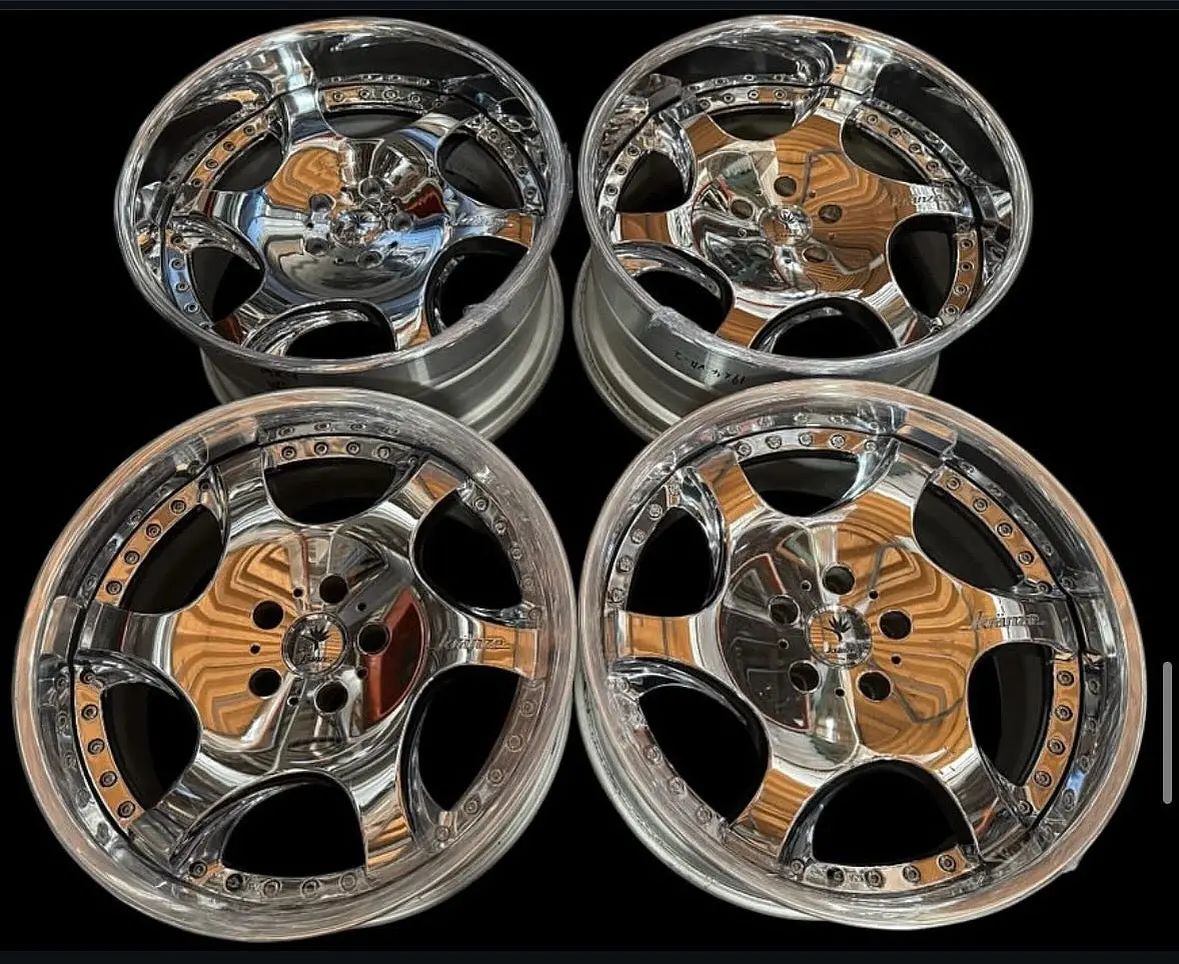 19-inch Weds Bazreia Chrome Alloy Wheels – 5x114.3 Bolt Pattern