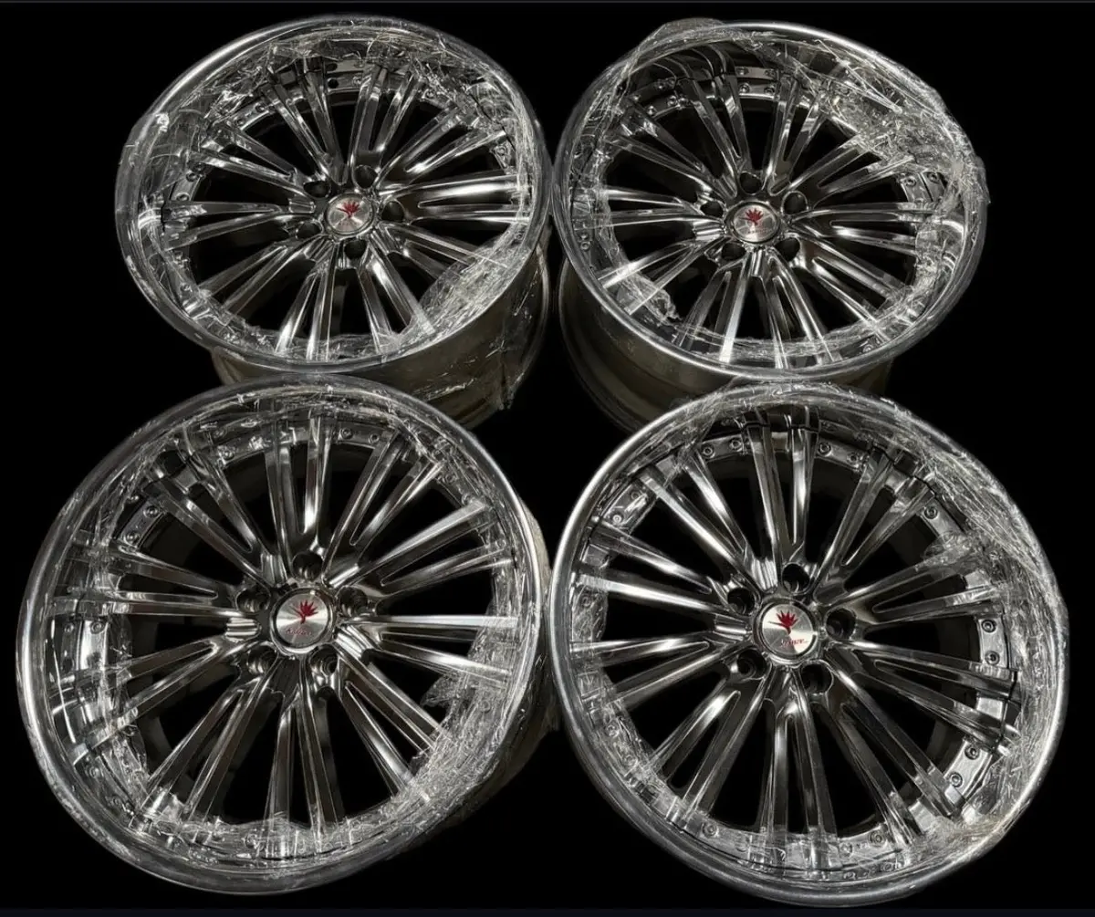 19-Inch Weds Magiss Alloy Wheels – 5x114.3 Bolt Pattern, Polished Finish