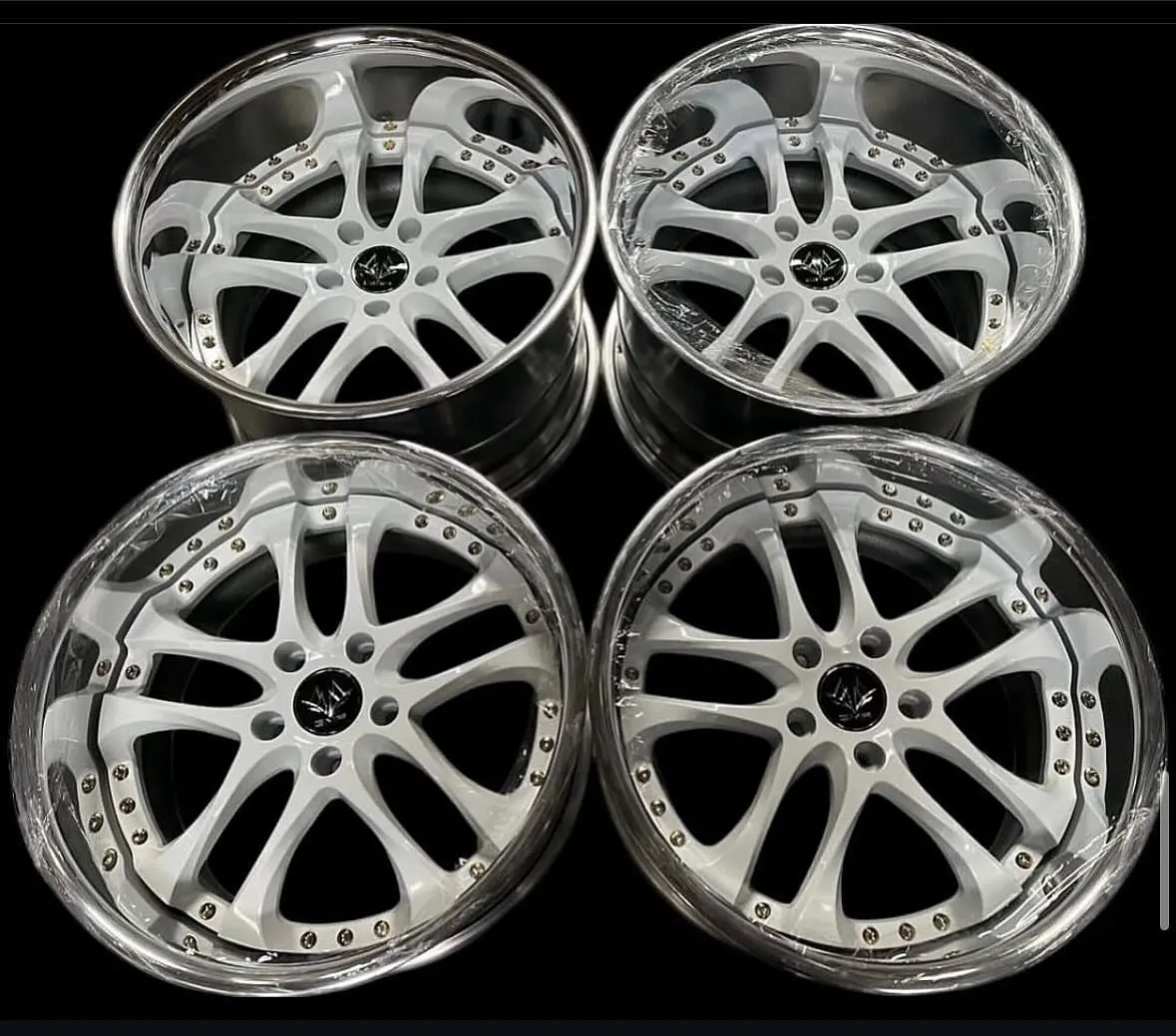 18-Inch GMR Caesar Alloy Wheel – 5x114.3 Bolt Pattern, Matte White Finish