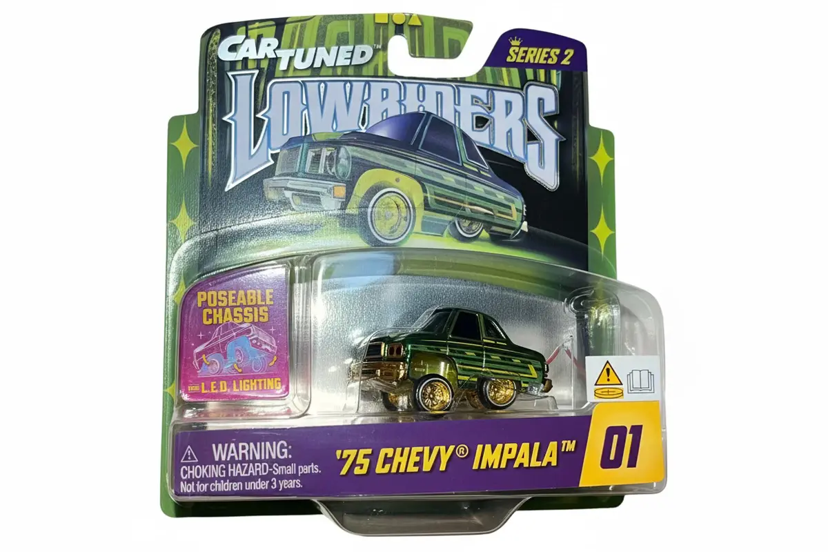Cartuned™ 1:64 Lowriders Show Glow Series 2 8 Styles 2026 – L.E.D. Light Up Chassis Cars Are Sold Individualy. 4