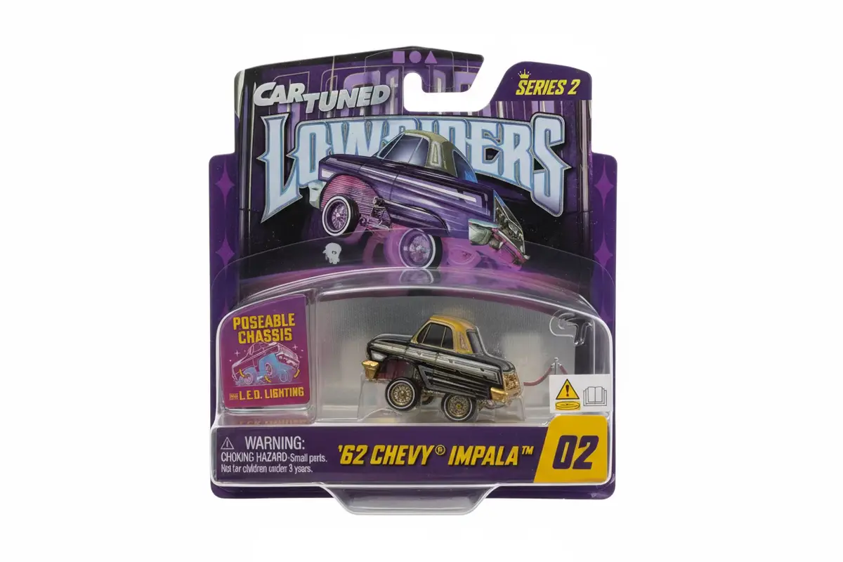 Cartuned™ 1:64 Lowriders Show Glow Series 2 8 Styles 2026 – L.E.D. Light Up Chassis Cars Are Sold Individualy. 5