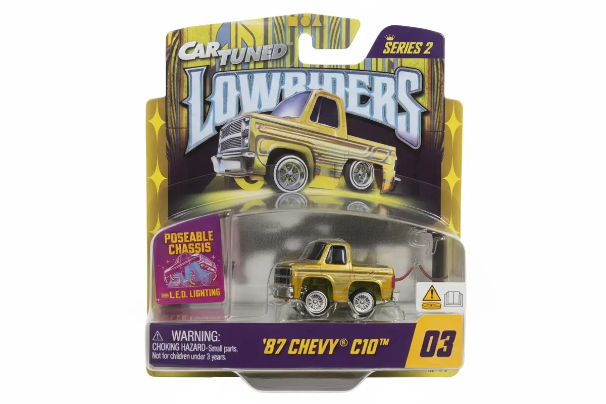Cartuned™ 1:64 Lowriders Show Glow Series 2 8 Styles 2026 – L.E.D. Light Up Chassis Cars Are Sold Individualy. 6
