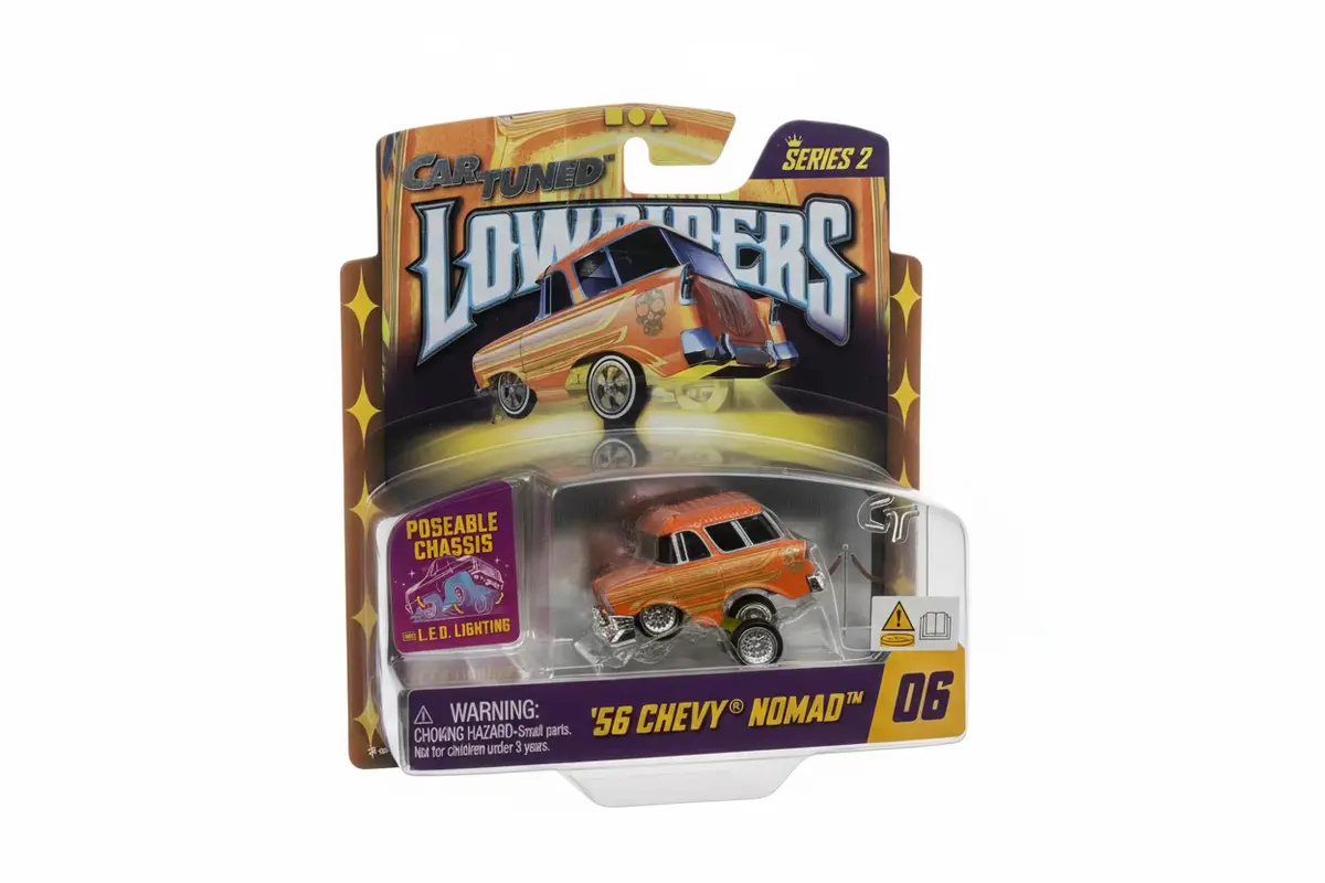 Cartuned™ 1:64 Lowriders Show Glow Series 2 8 Styles 2026 – L.E.D. Light Up Chassis Cars Are Sold Individualy. 6