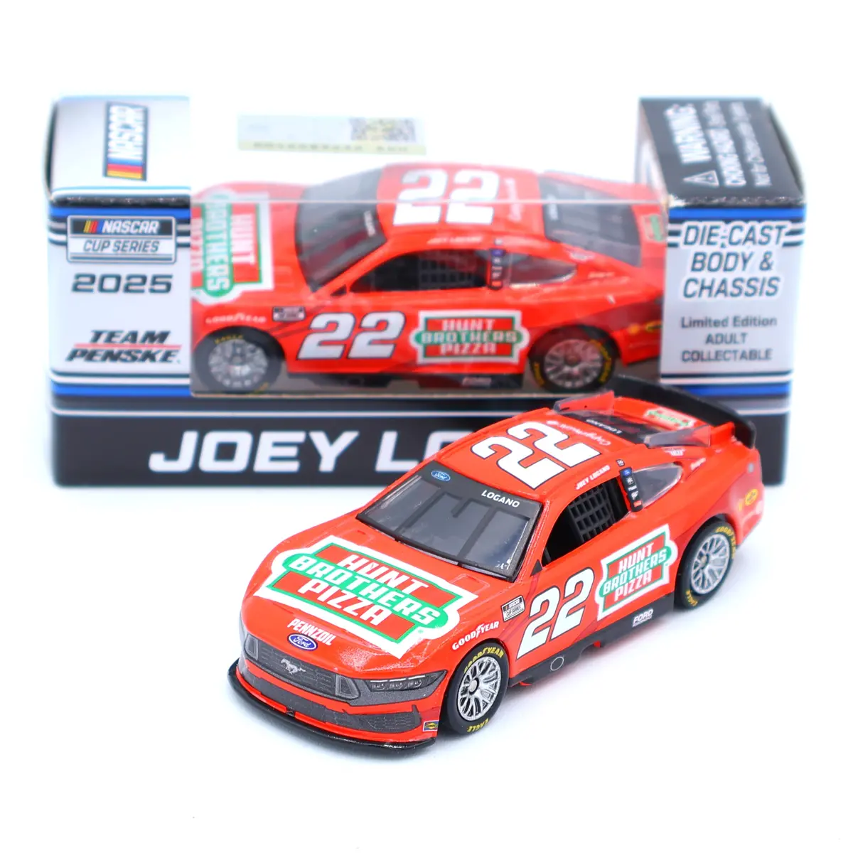 Joey Logano 2025 Hunt Brothers Pizza Red 1:64 Nascar Diecast 1
