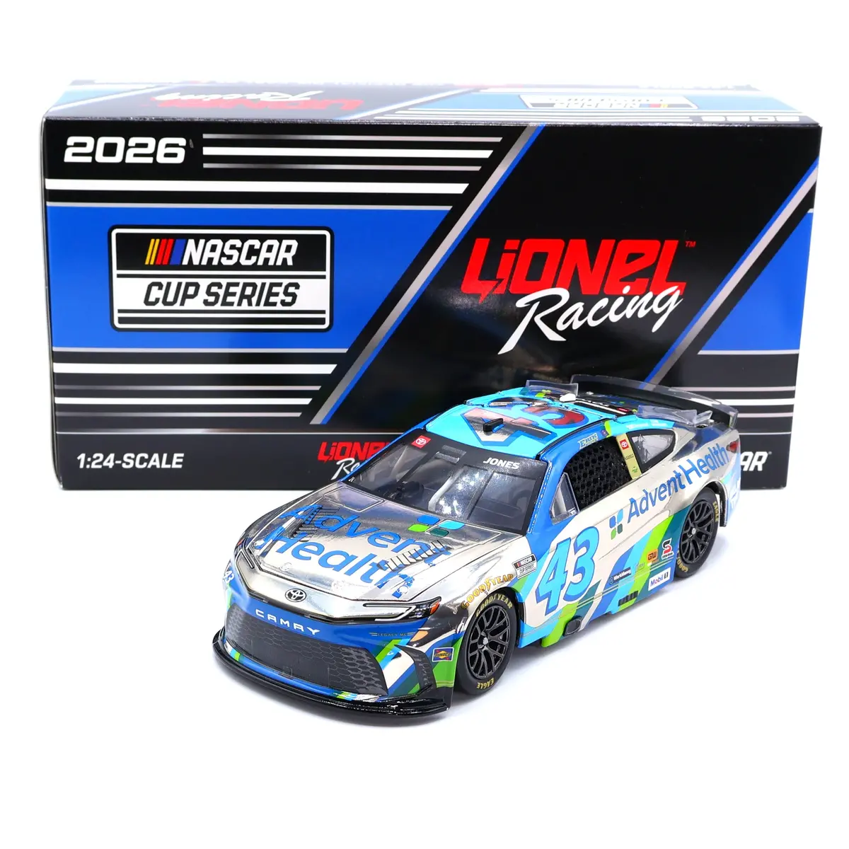 Erik Jones 2026 Adventhealth Color Chrome 1:24 Nascar Diecast 1