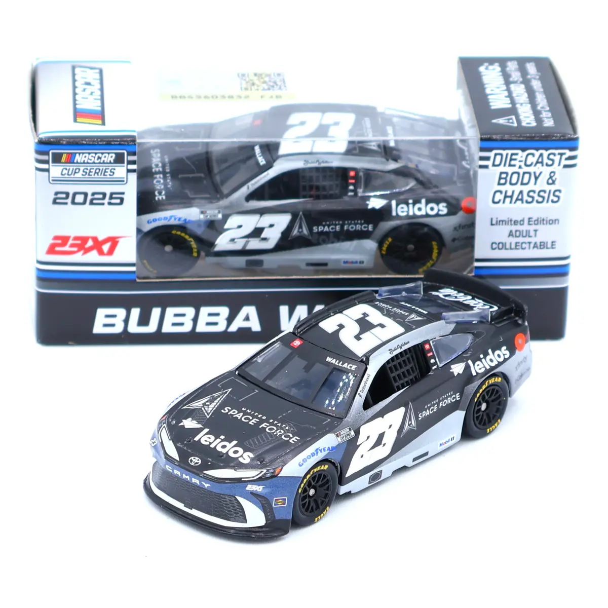 Bubba Wallace 2025 U.S. Space Force / Leidos 1:64 Nascar Diecast 1