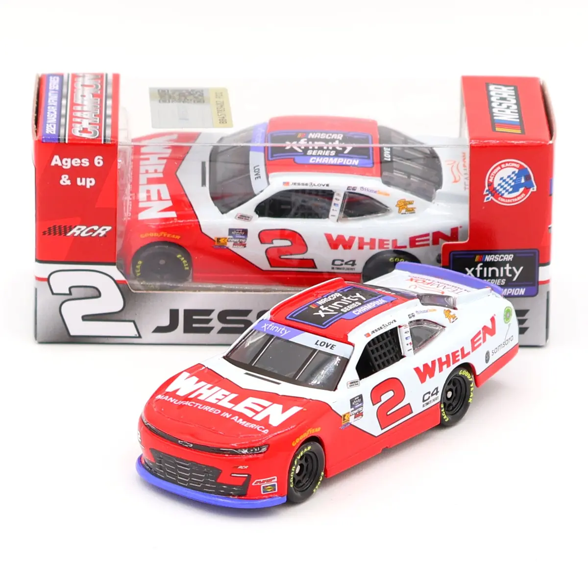 Jesse Love 2025 Whelen Xfinity Series Champion 1:64 Nascar Diecast 1