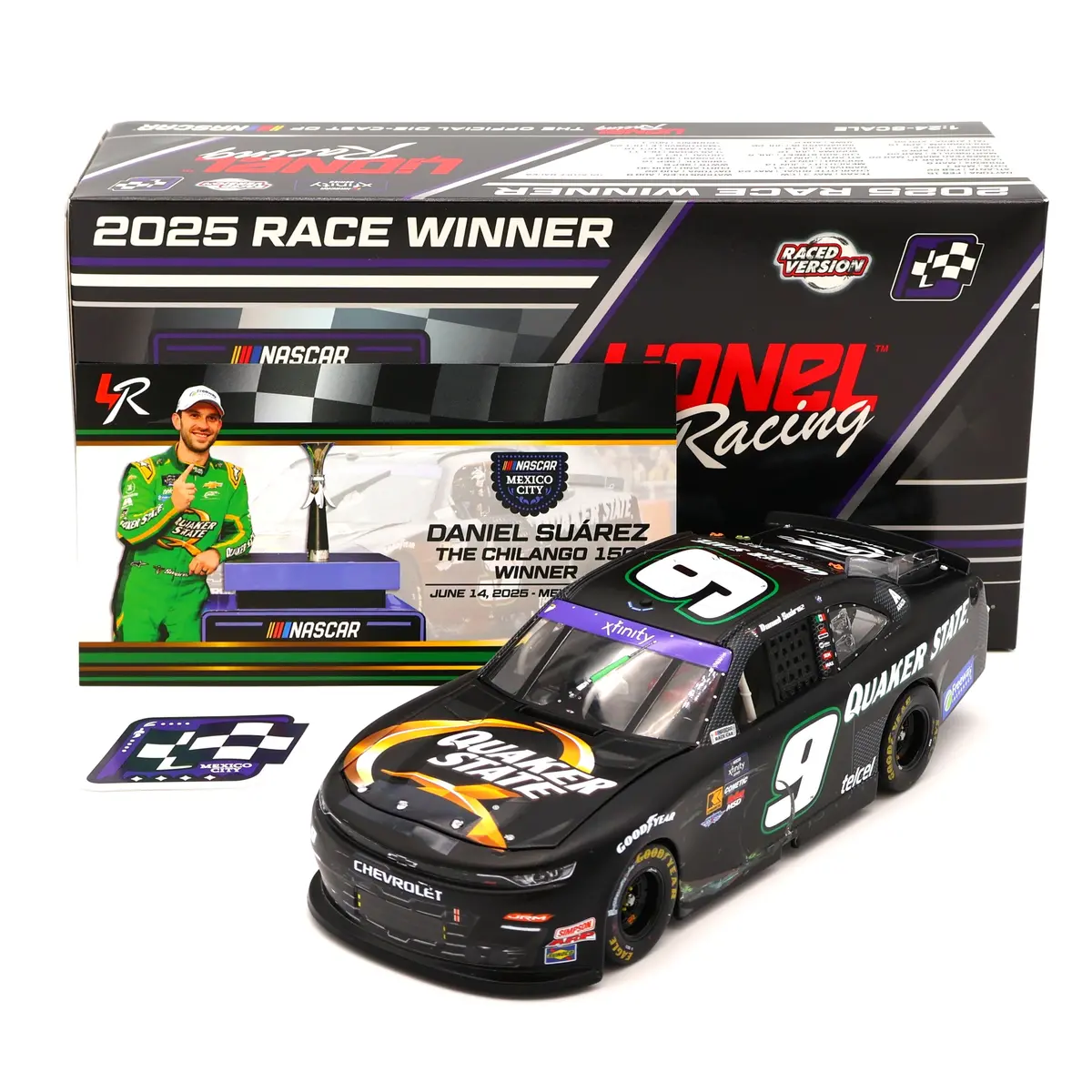 Daniel Suarez 2025 Quaker State Mexico City Win 1:24 Nascar Diecast 1