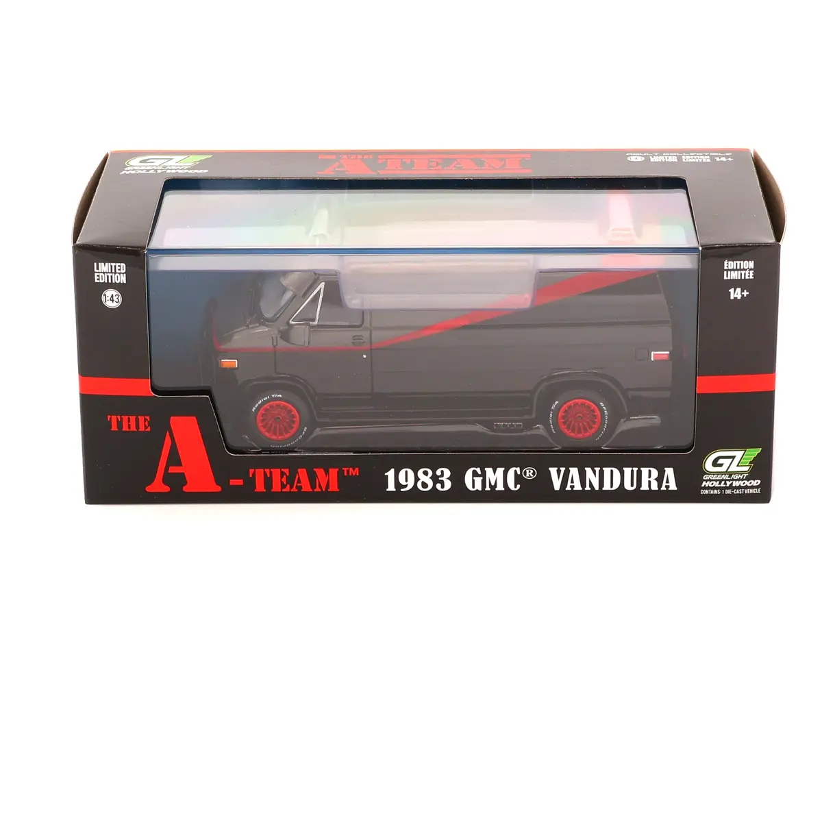 1983 Gmc Vandura The A-Team Hollywood 1:43 Diecast 1