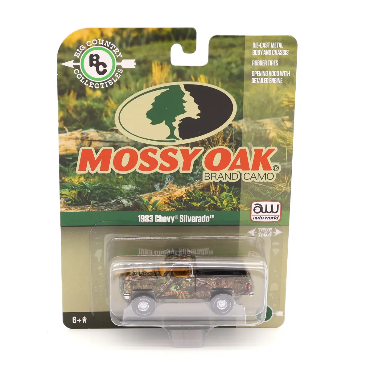 1983 Chevrolet Silverado Mossy Oak Auto World Big Country 1:64 Scale 1