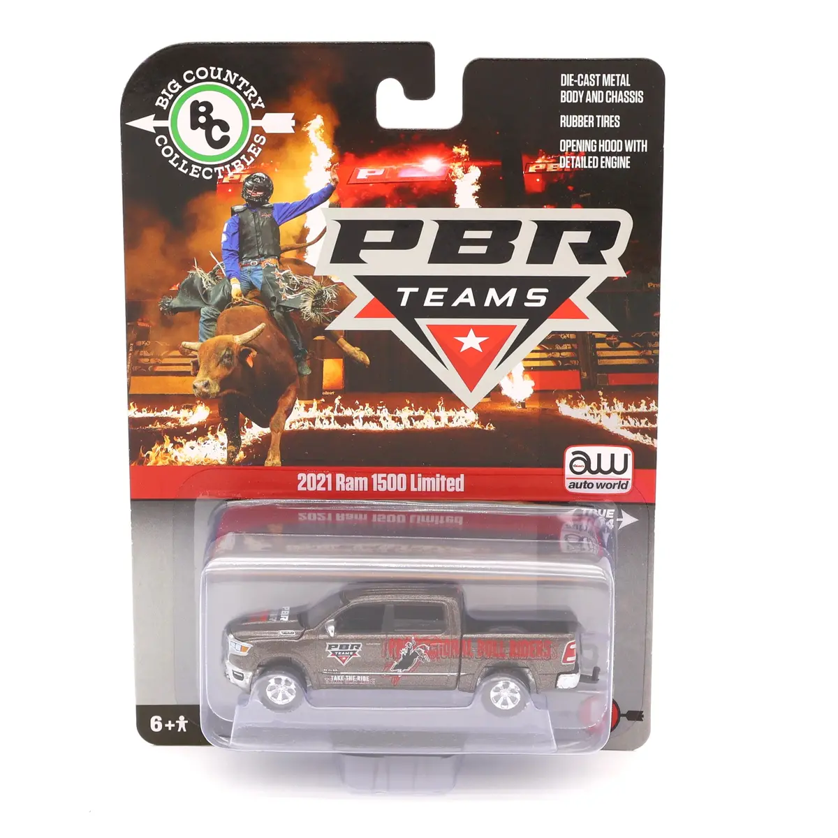 2021 Dodge Ram Limited Edition Pbr Auto World Big Country 1:64 Scale 1
