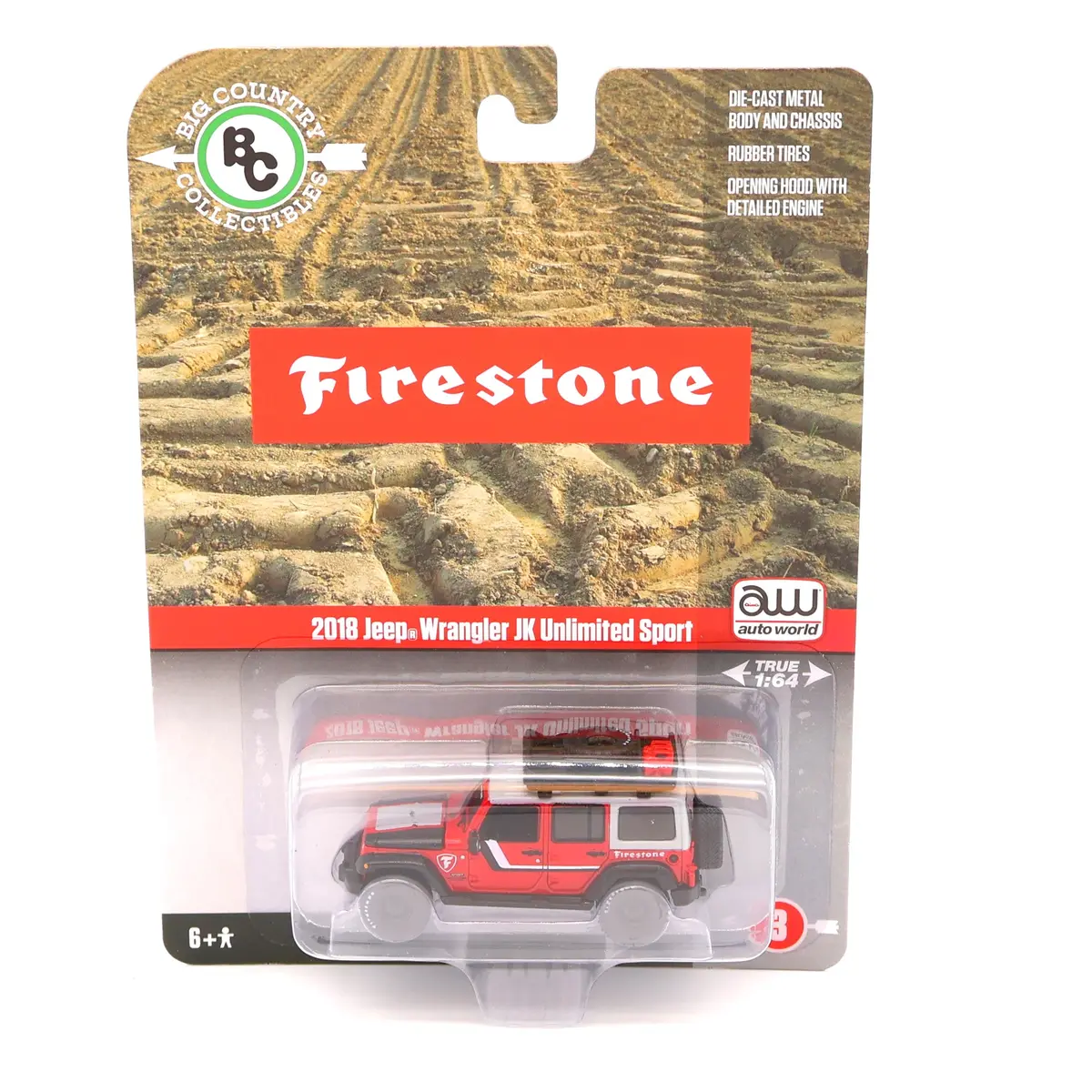 2018 Jeep Wrangler Firestone Auto World Big Country 1:64 Scale 1
