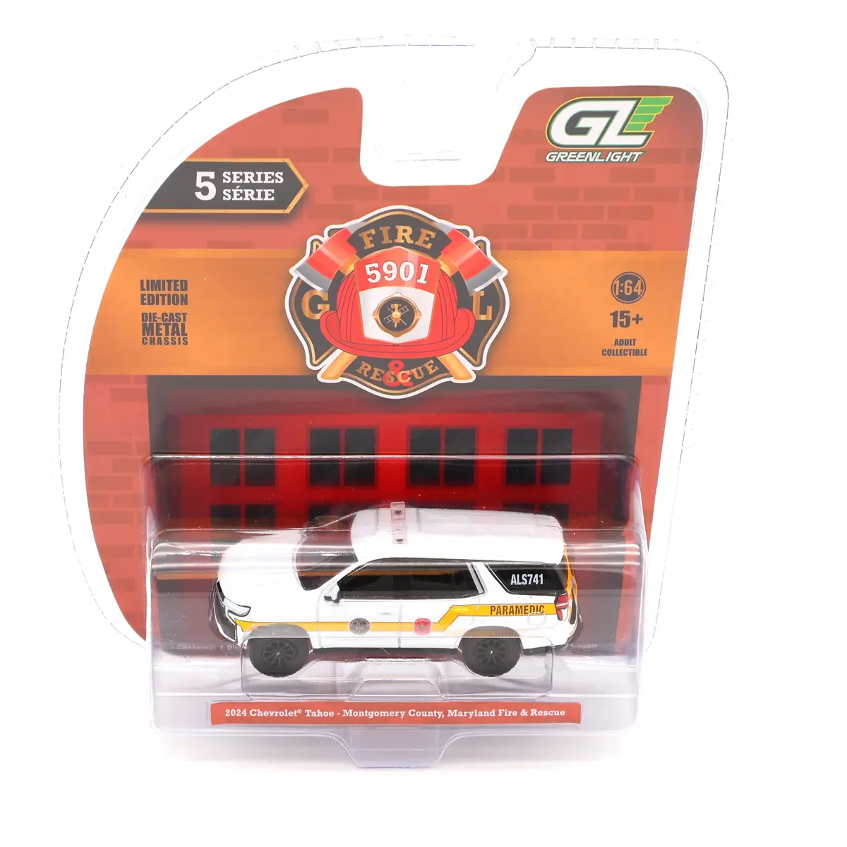 2024 Chevrolet Tahoe 1:64 Diecast Fire & Rescue Series 5 1